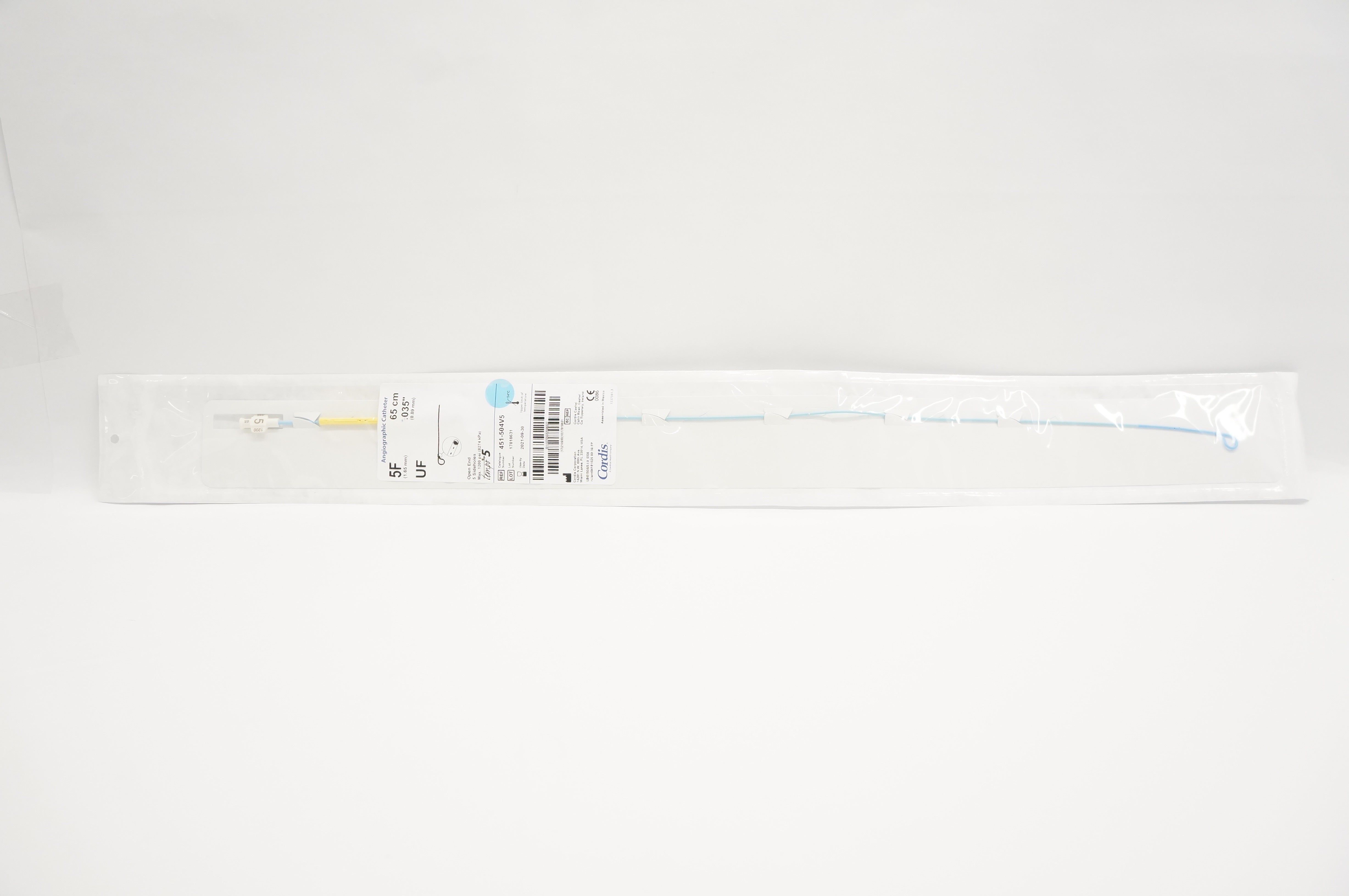 Cordis 451-504V5 Angiographic Catheter 5F .035inch 65cm (x)