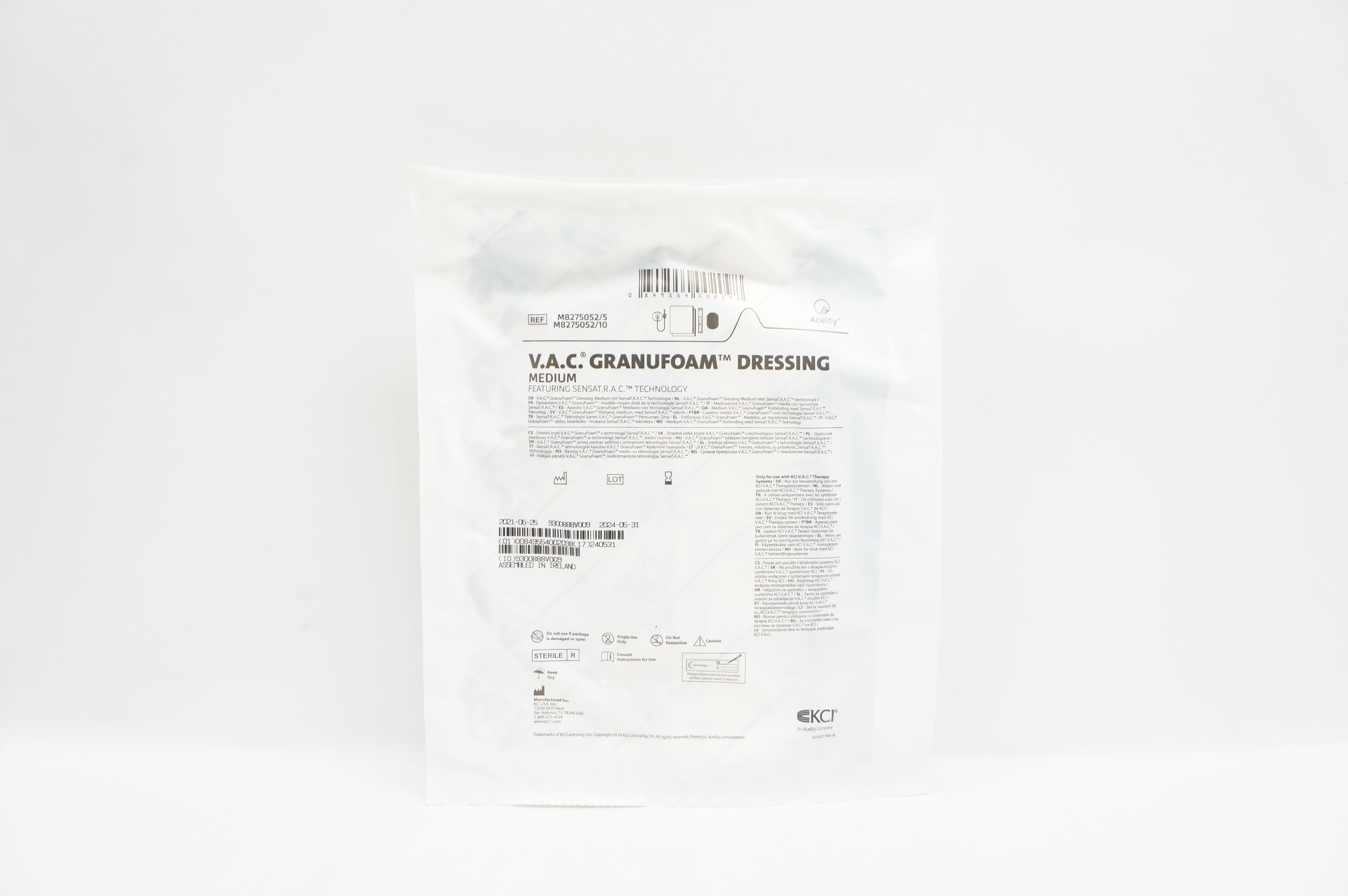 KCI M8275052/5 Acelity V.A.C. Granufoam Dressing Medium