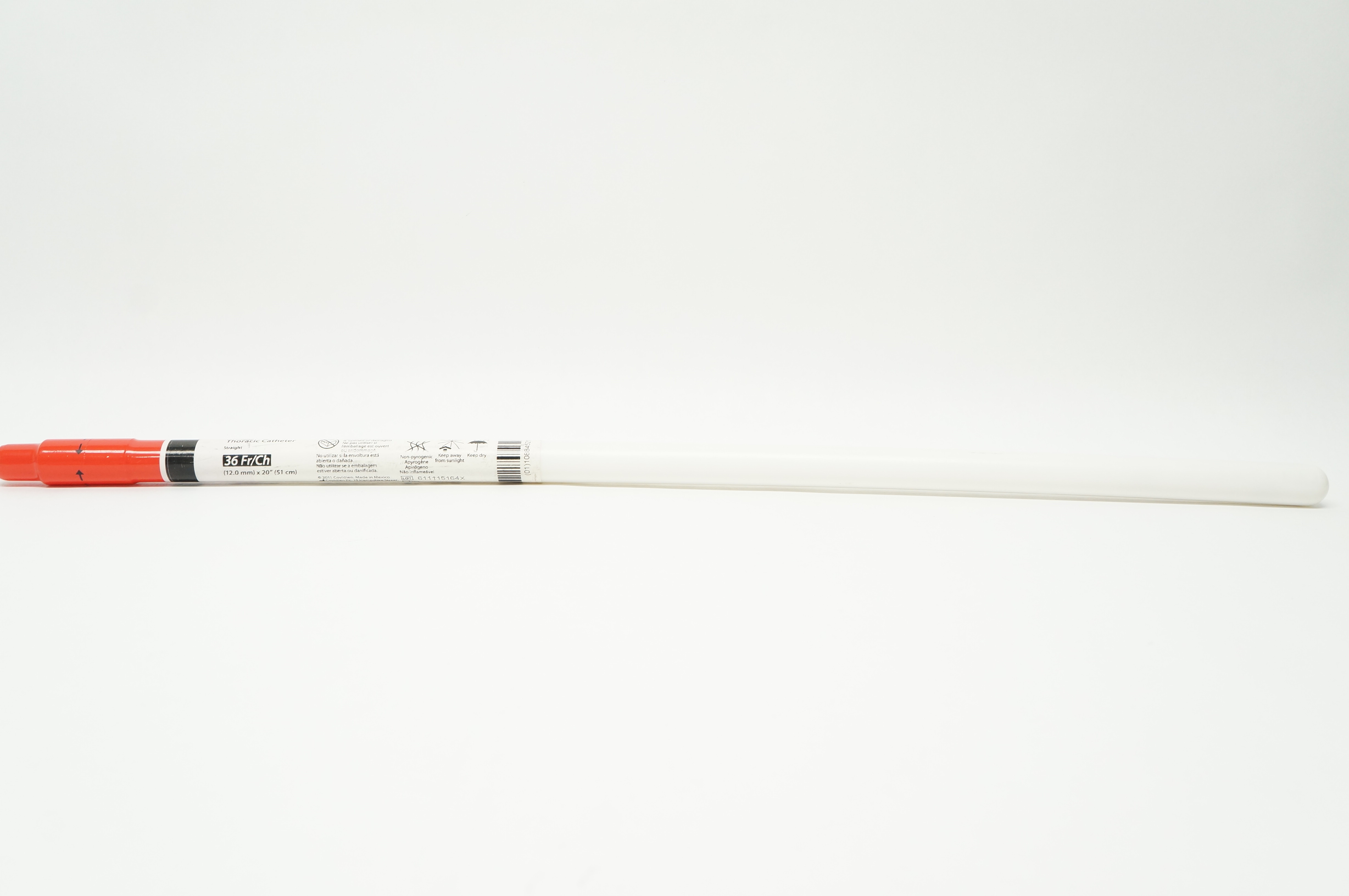 Argyle 8888570564 Straight Thoracic Cath 36Fr. x 20inch (x)