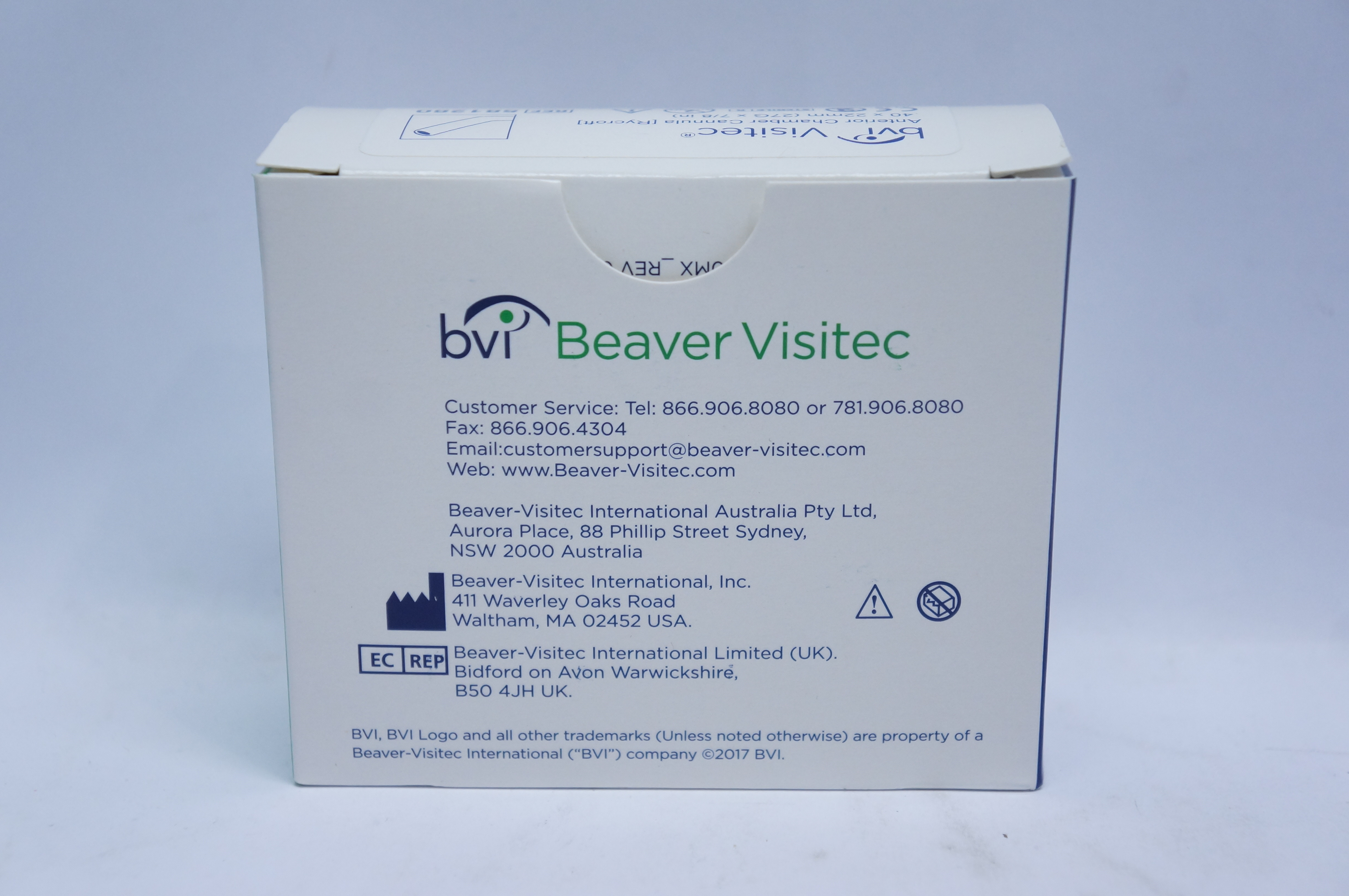 BVI 581280 Visitec Anterior Chamber Cannula 40 x 22mm