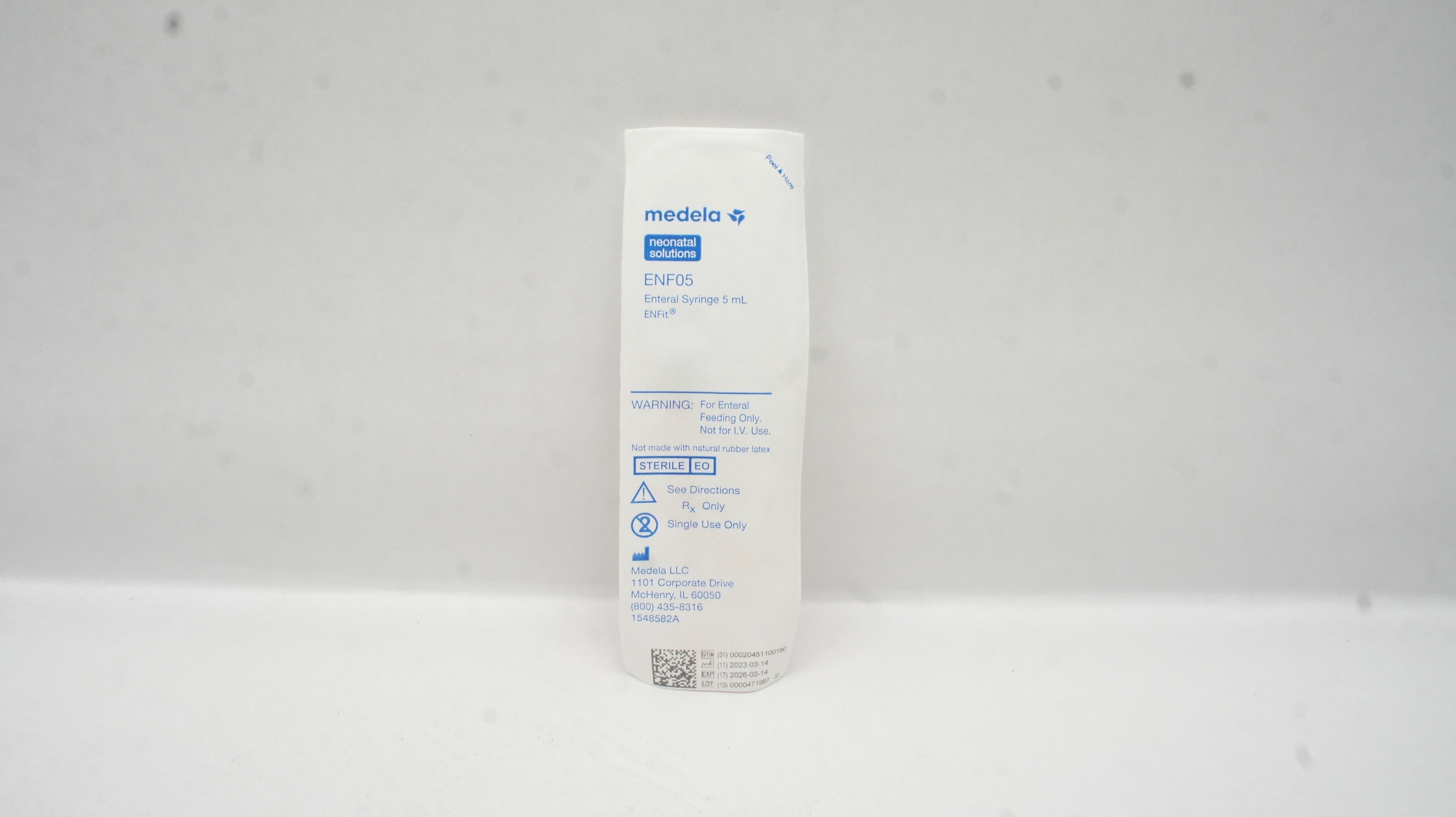 Medela ENF05 Enteral Syringe 5mL ENFit