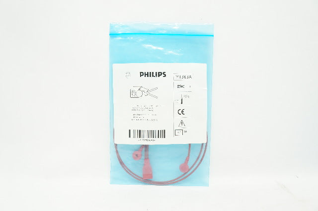 Philips M1363A MECG Adapter Cable W/ Reusdable Lead Set