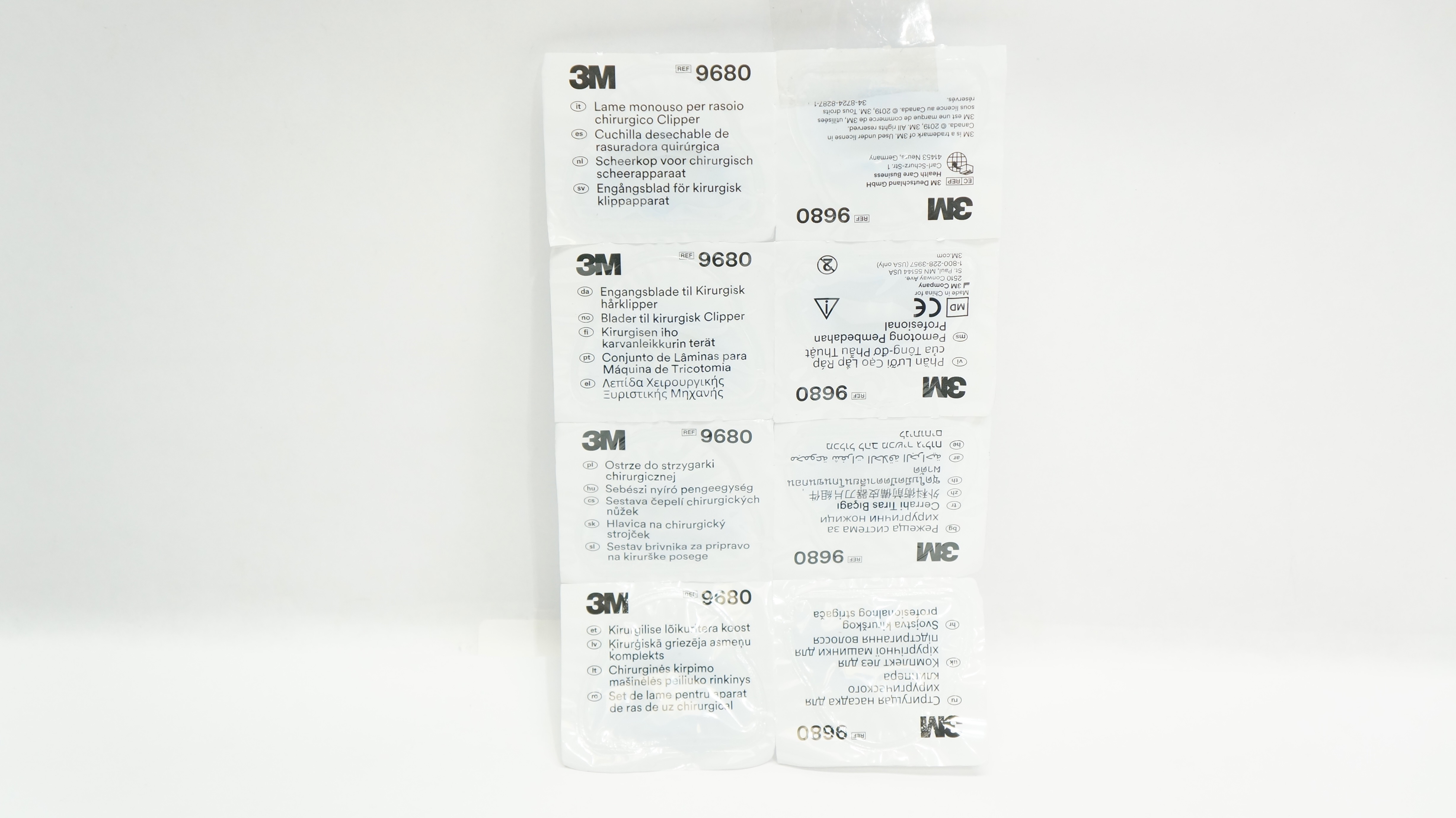 3M 9680 Surgical Clipper Professional Blade - Pack of 8