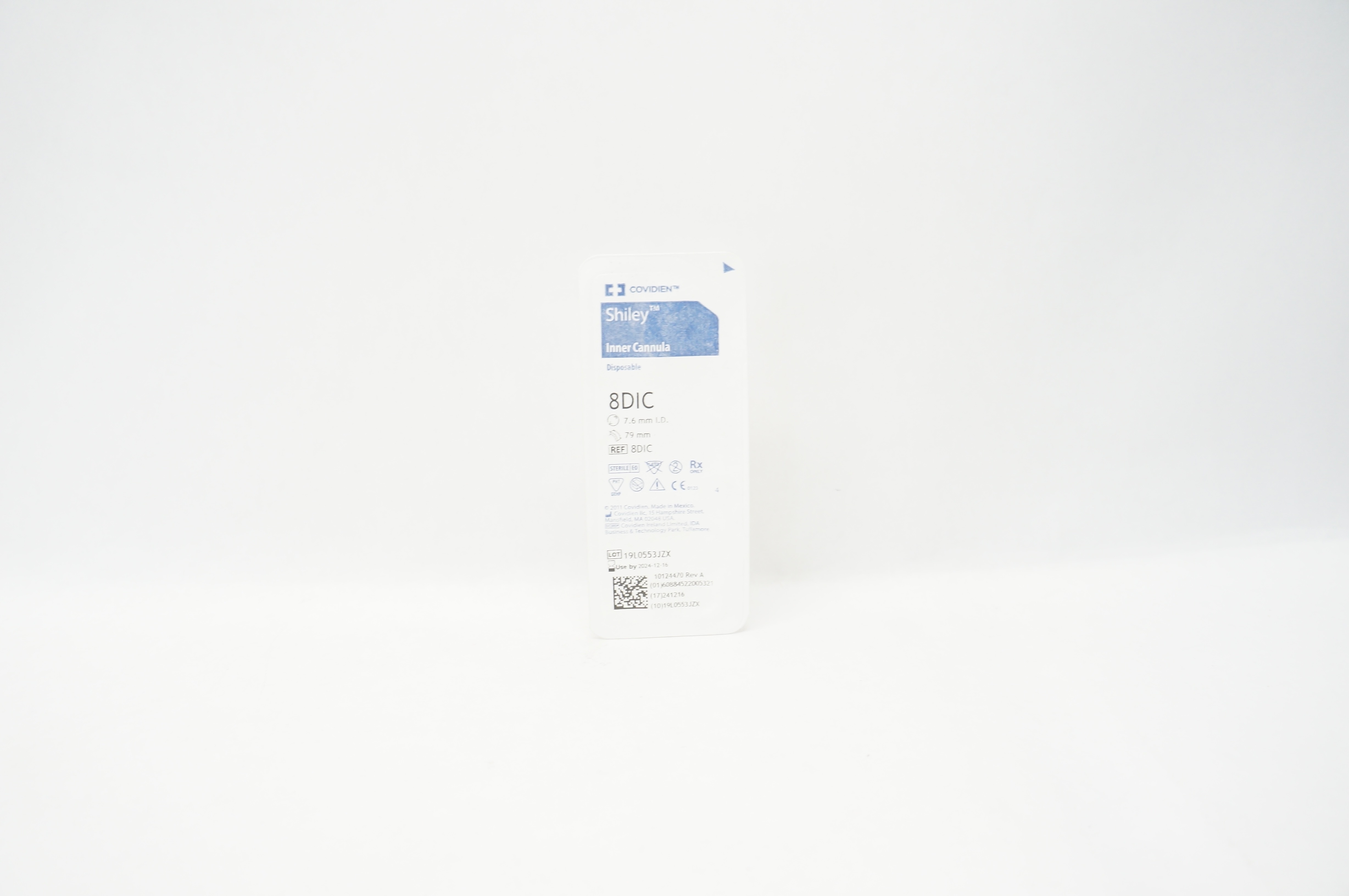 Covidien 8DIC Shiley Inner Cannula Disposable 7.6mm I.D. x 79mm