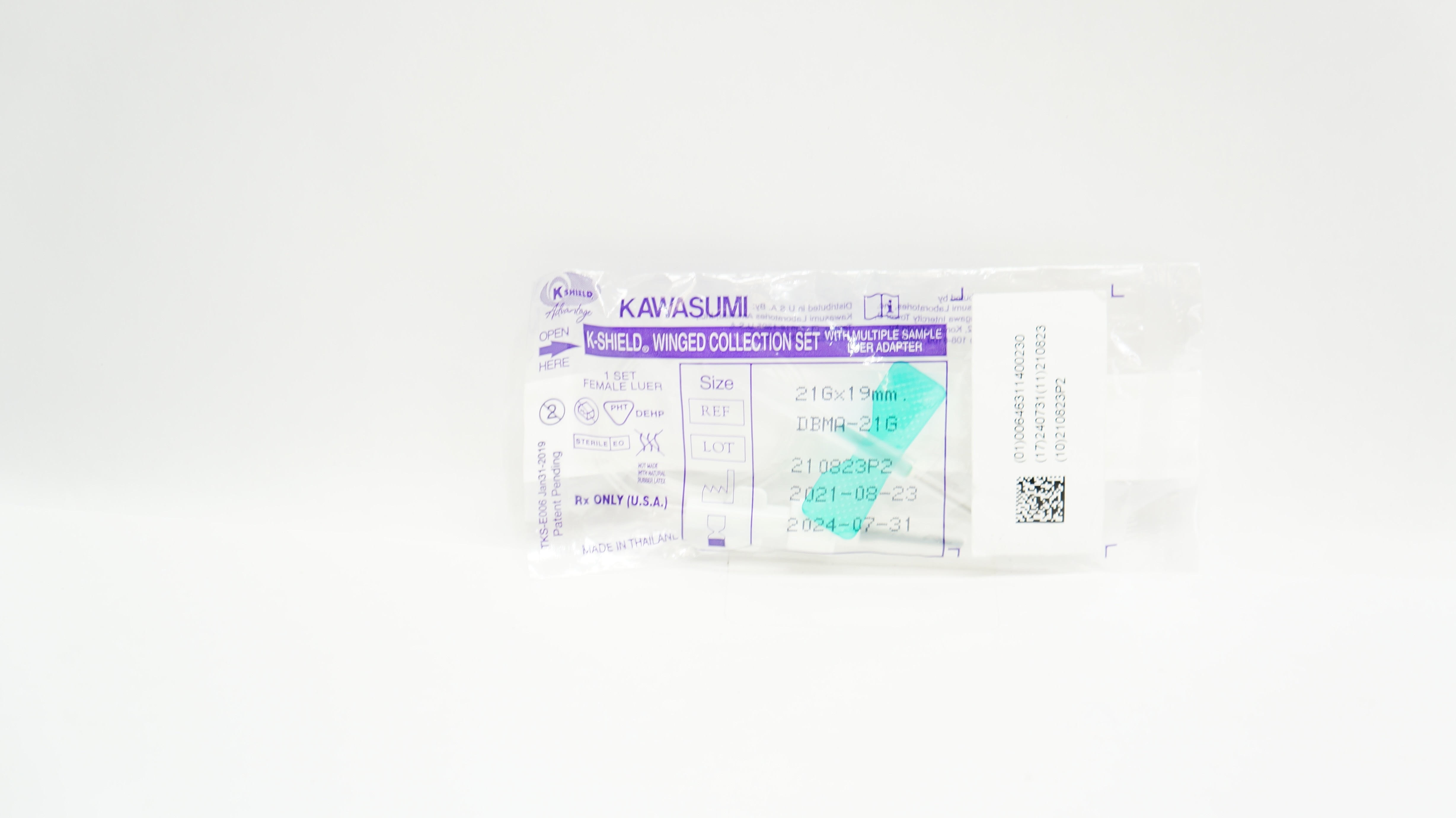 Kawasumi DBMA-21G K-Shield Advantage Winged Collection Set 21G x 19mm