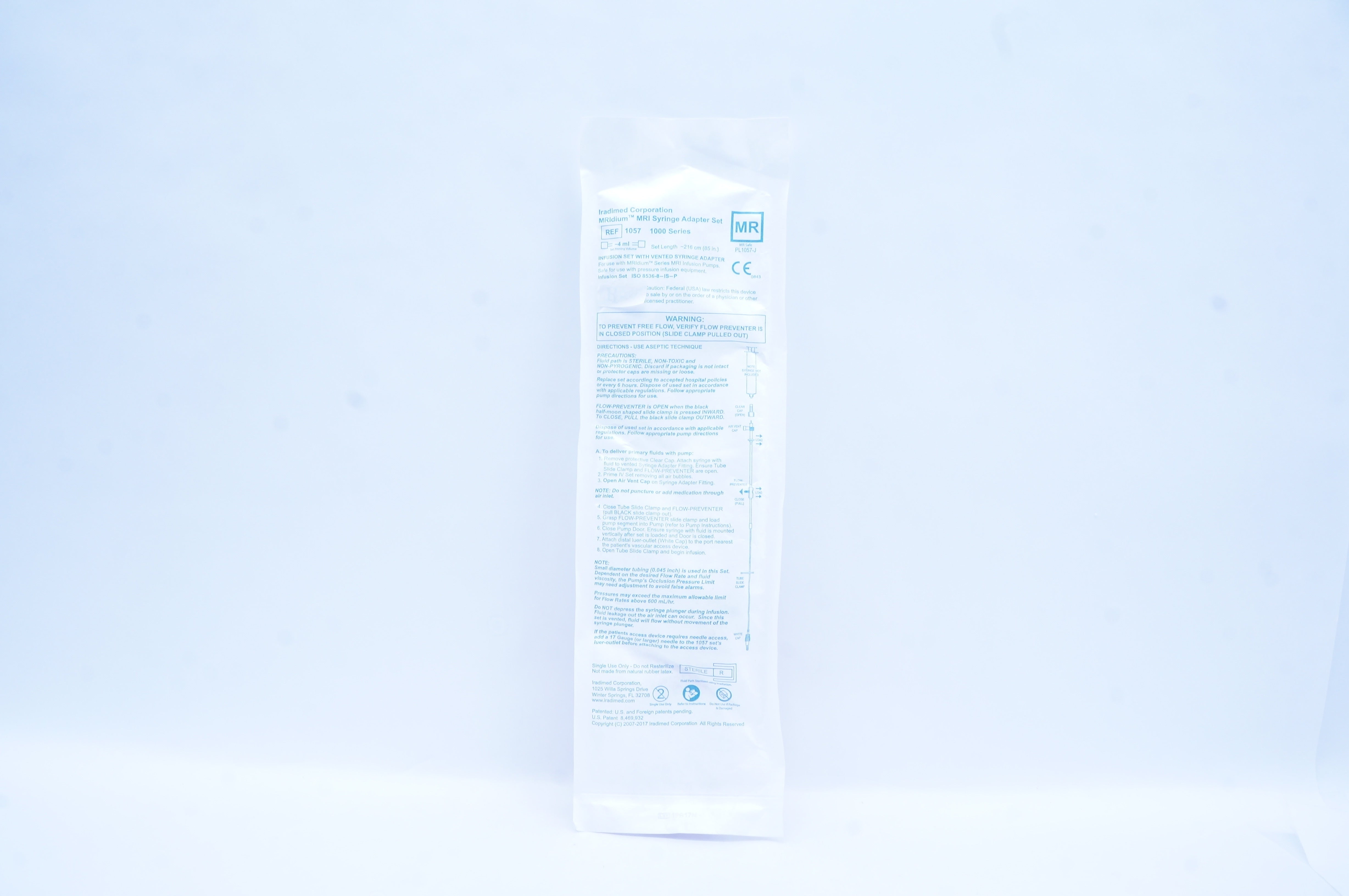 Iradimed 1057 MRIdium MRI Syringe Adapter Set 4 ml x 85 inch (x)