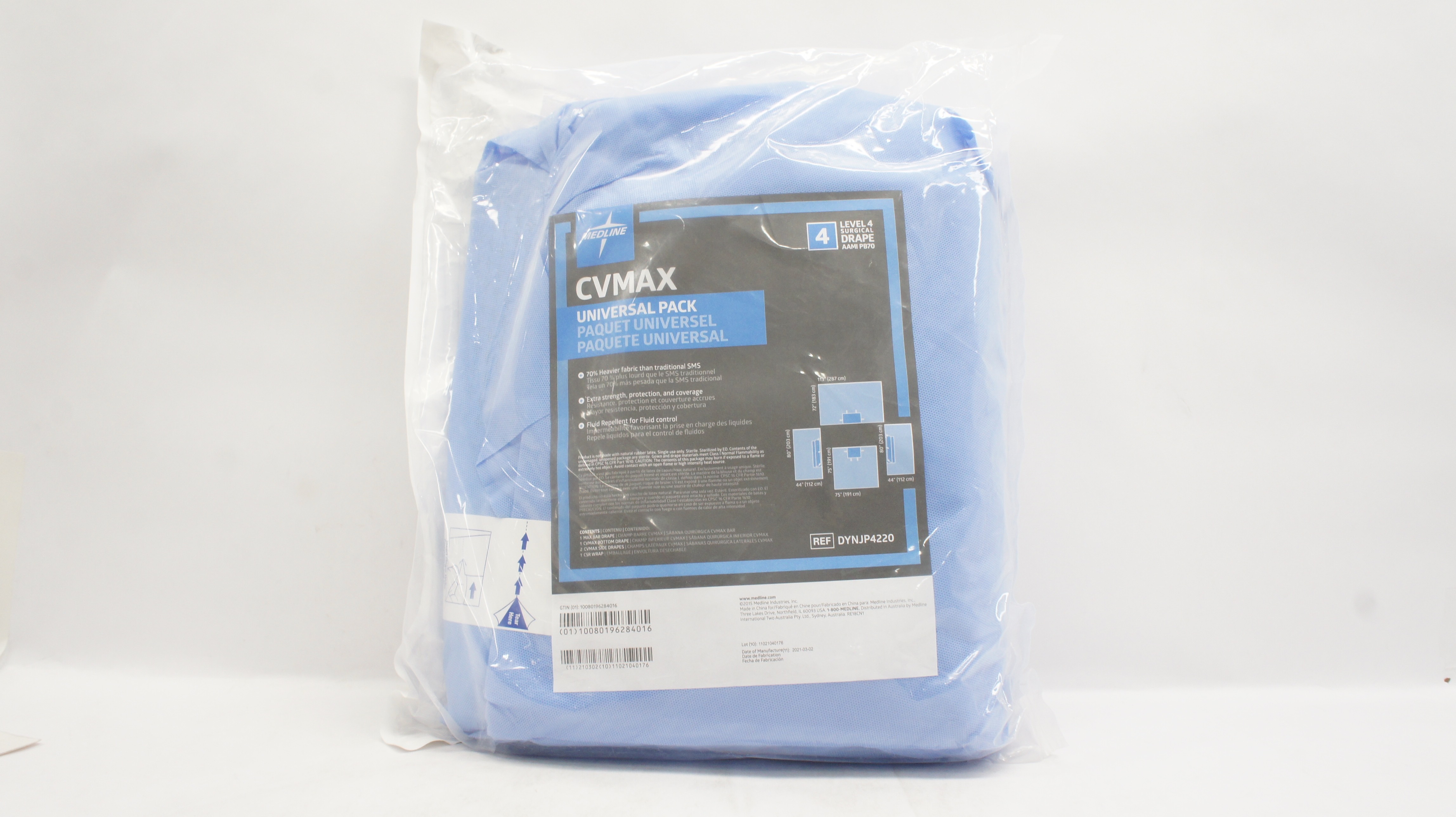 Medline DYNJP4220 CVMAX Universal Pack Level 4
