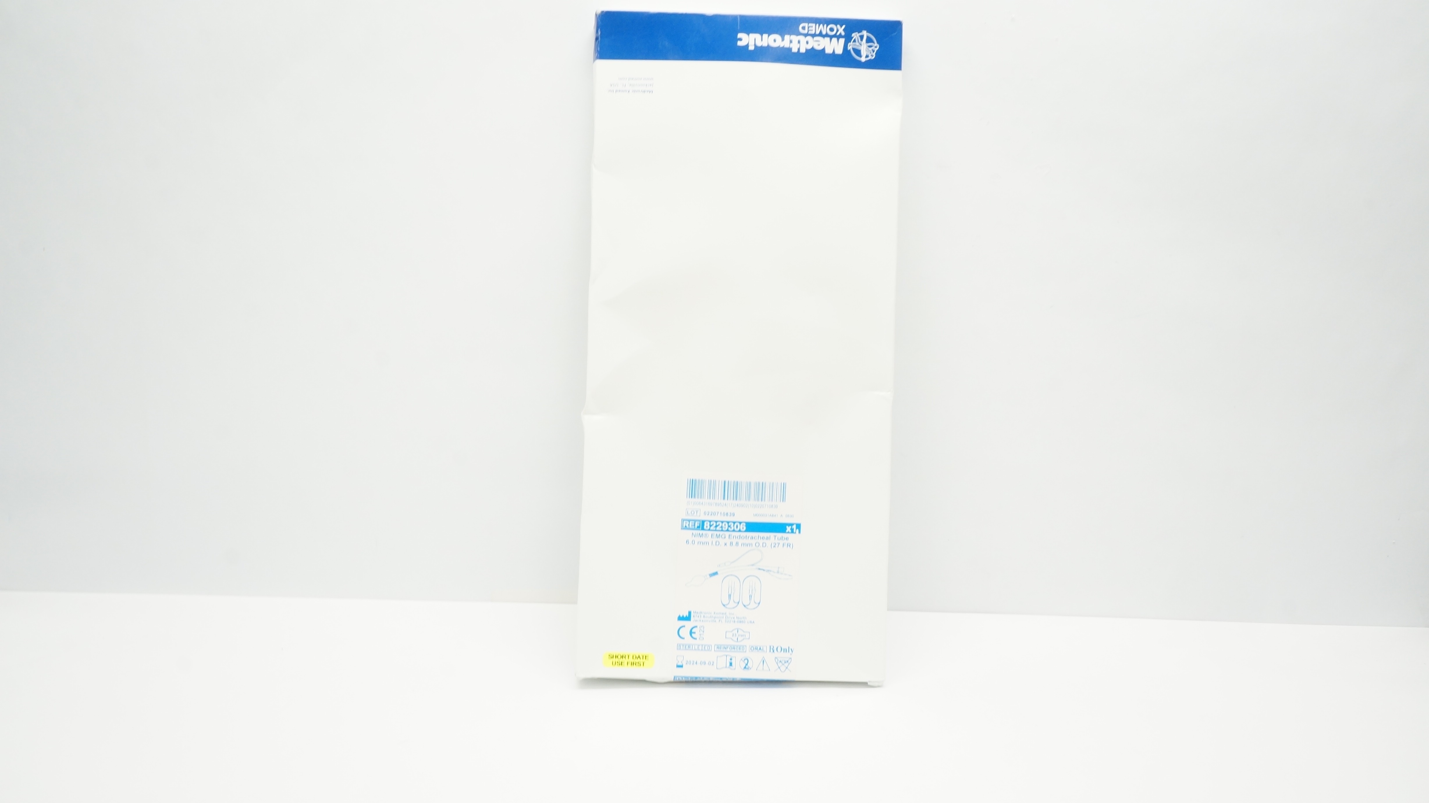 Medtronic 8229306 Nim Emg Endotracheal Tube 6.0mm X 8.8mm 27Fr (x)