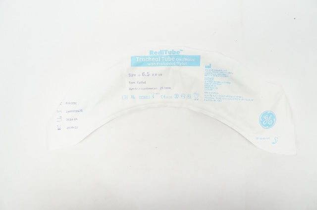 Vyaire 8065RTC RediTube Tracheal Tube Oral/Nasal Cuffed 6.5mm x 8.8mm x 20mm (x)