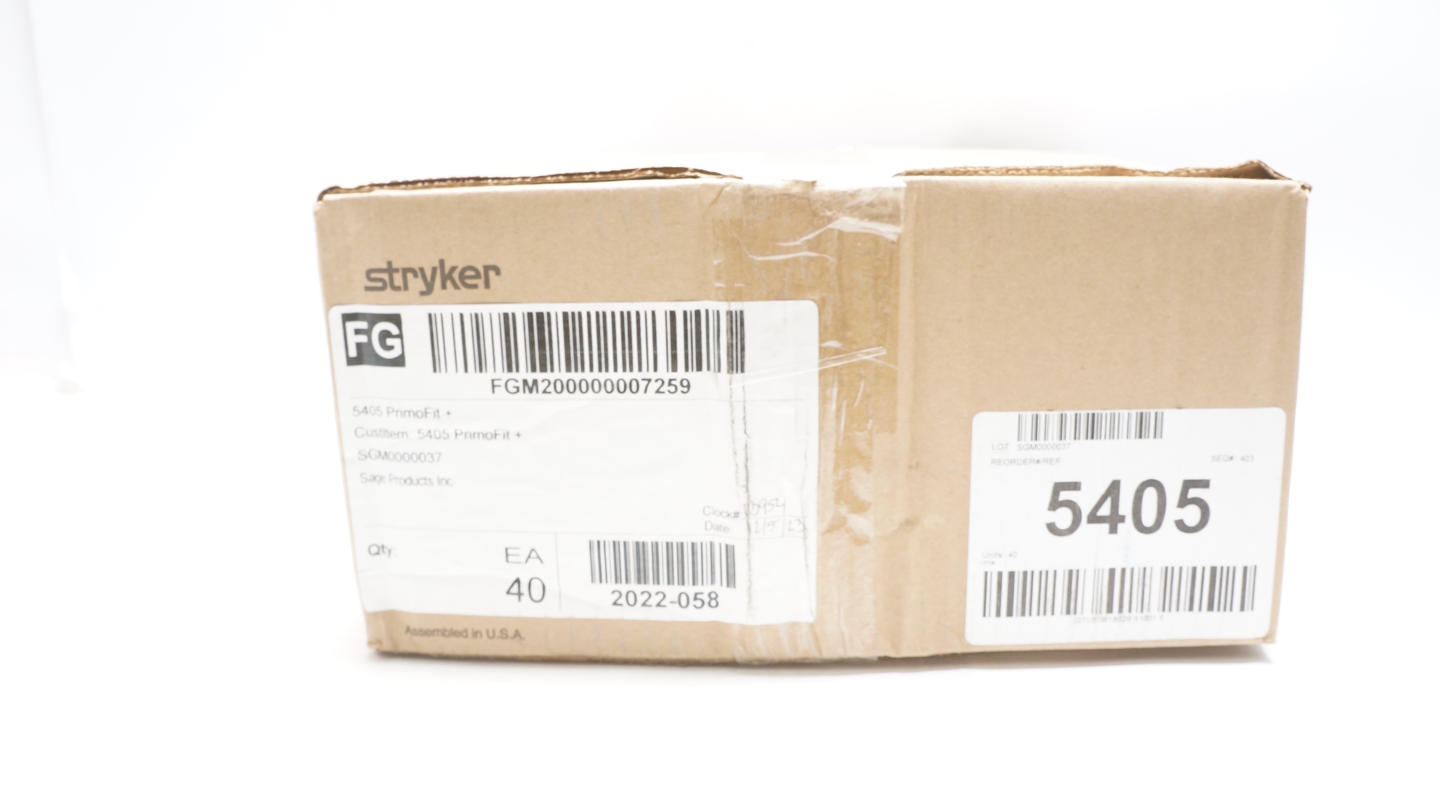 Stryker 5405 PrimoFit+ Sage PrimoFit+ External Urine Management - Box of 40