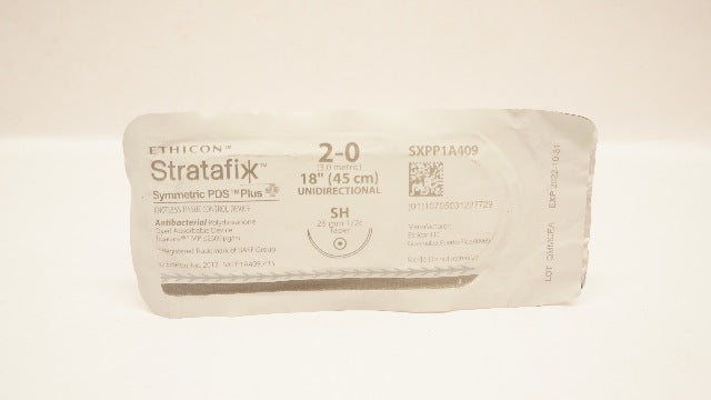 Ethicon SXPP1A409 STRATAFIX Symmetric PDS Plus 2-0 SH, 26mm 1/2c Taper, 18in (x)