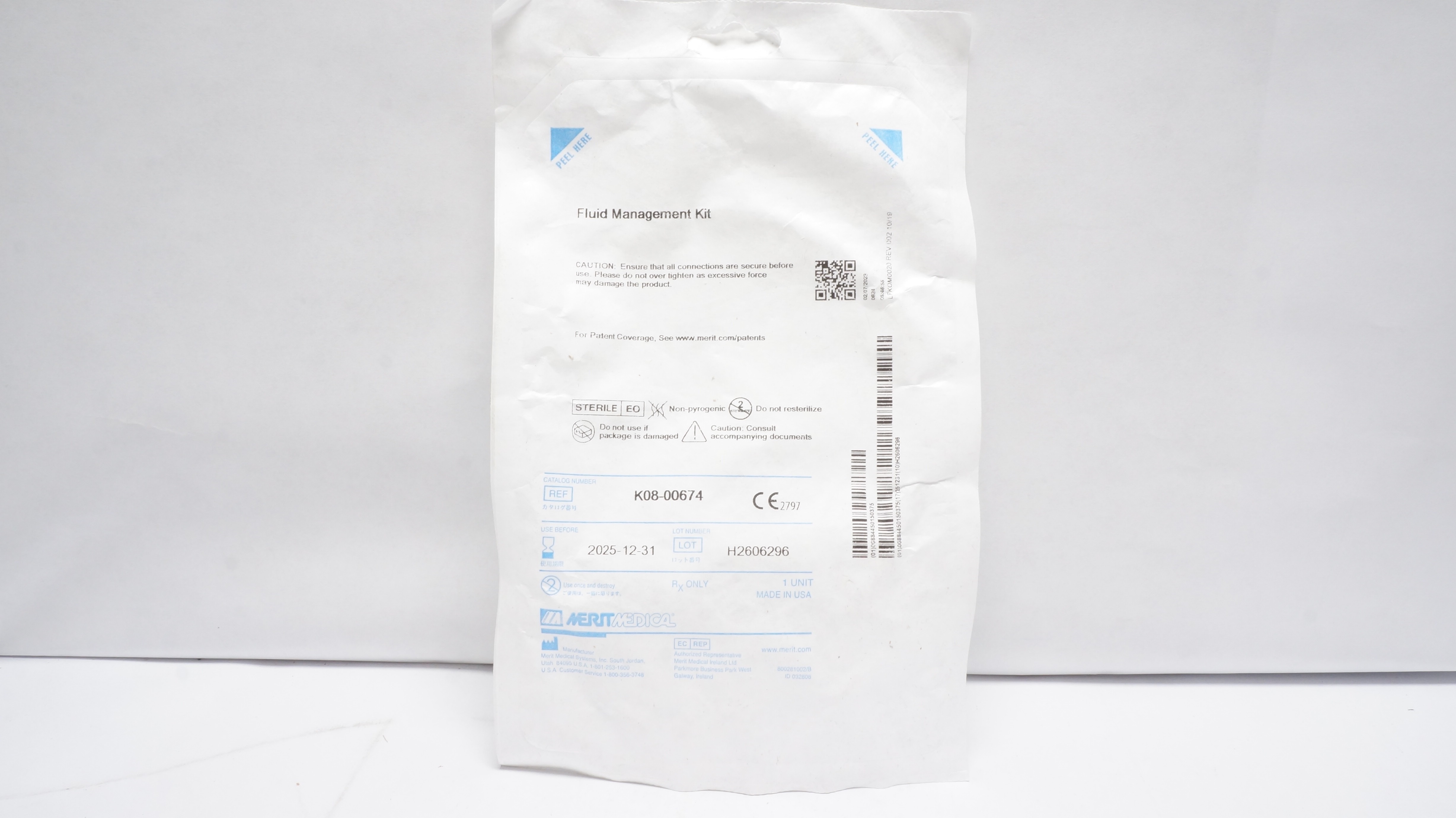 Merit Medical K08-00674 Fluid Management Kit