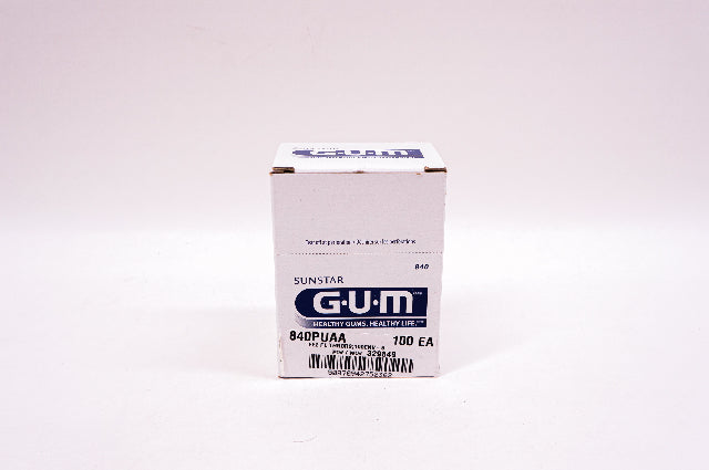 Sunstar GUM 840PUAA Threader Dental Floss Gum Eez-Thru - Box of 100