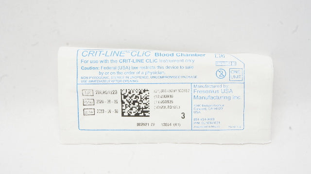 Fresenius CL10041021 Crit Line Clinic Blood Chamber