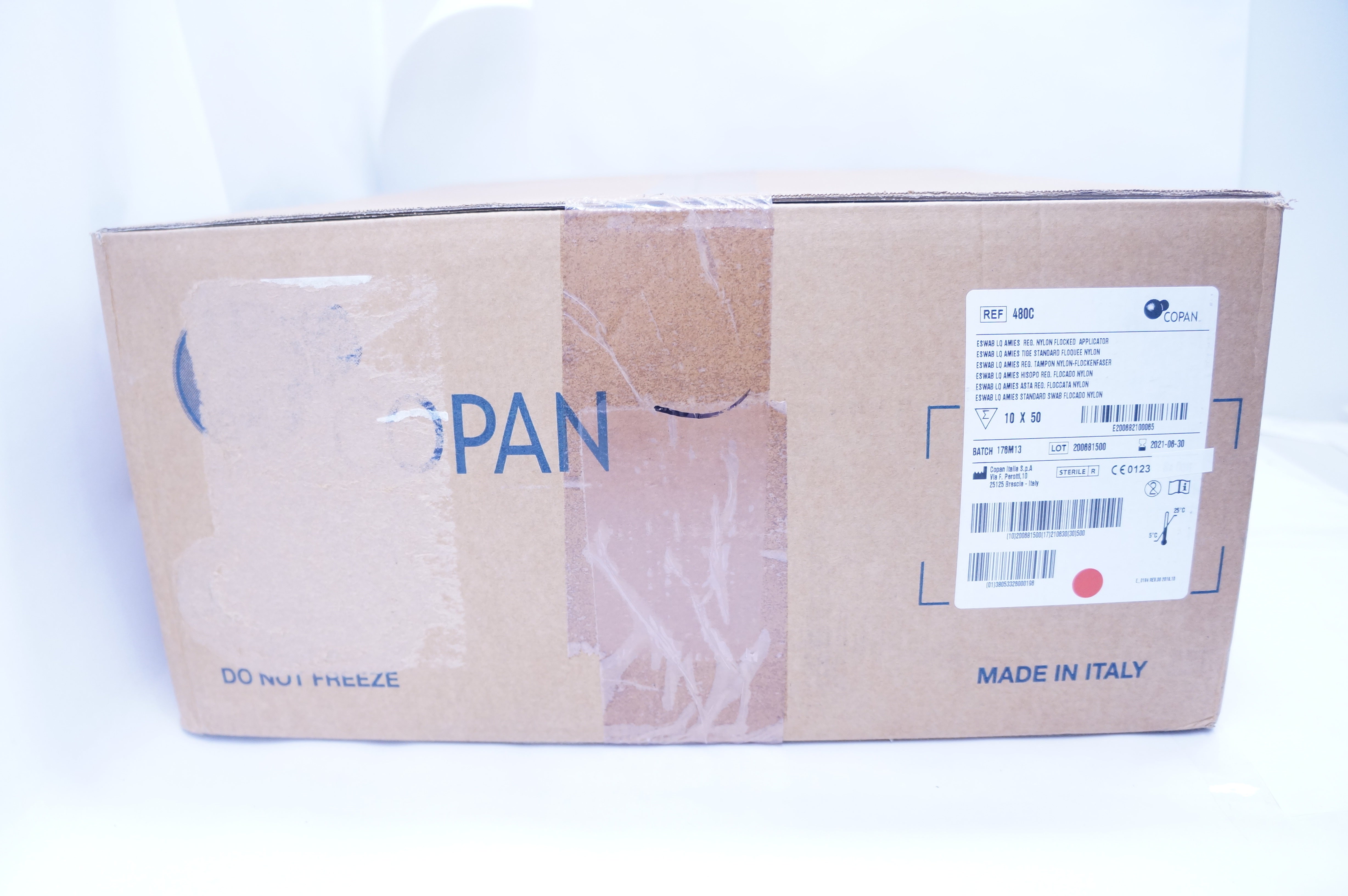 Copan 480C Eswab LQ Amies Reg. Nylon Flocked Applicator - Case of 500