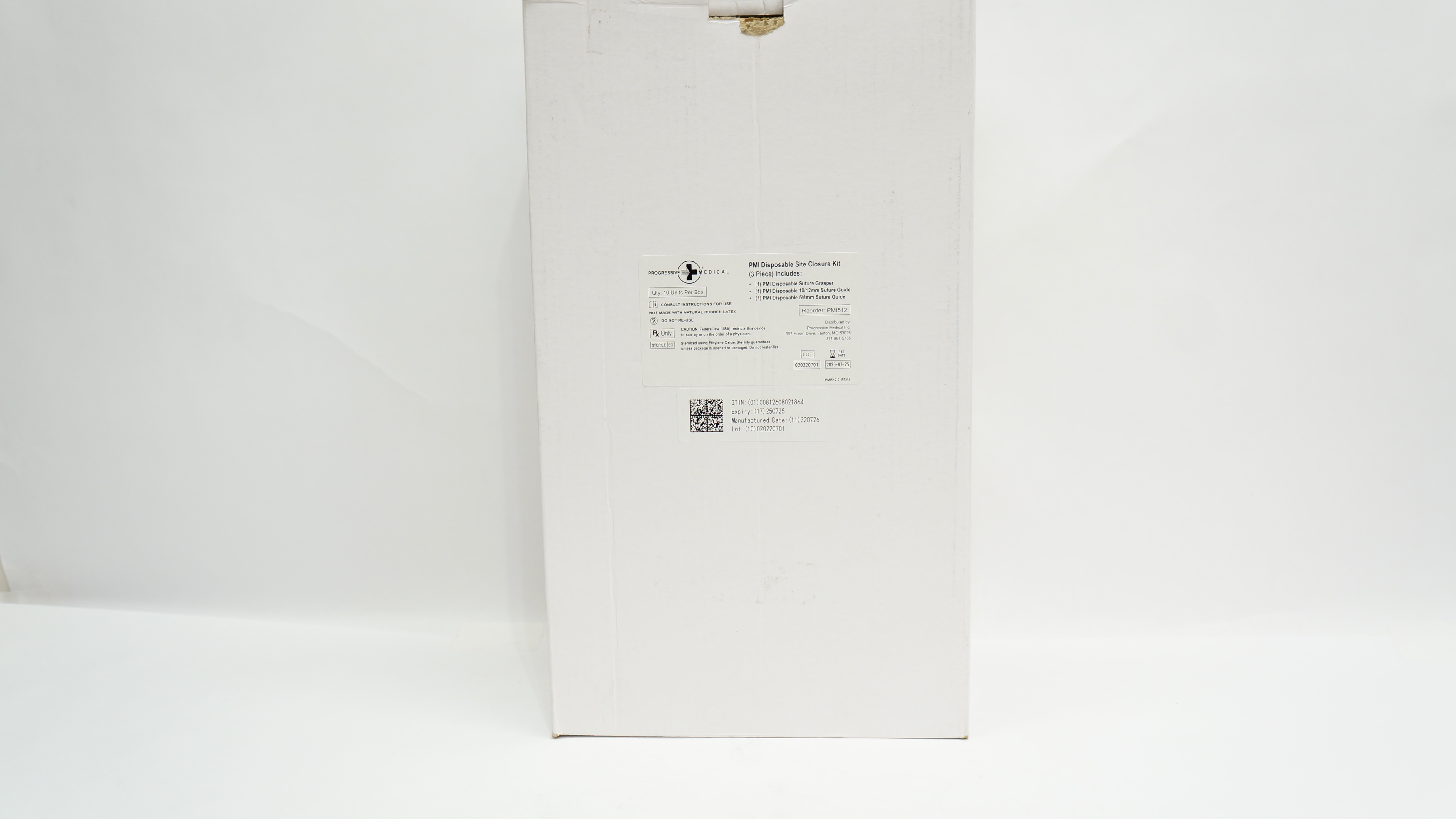 Progressive Medical PMI512 PMI Disposable Site Closure Kit - Box of 10