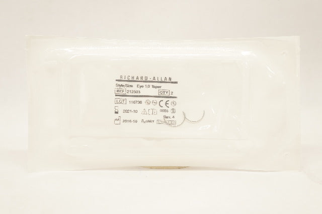 Richard-Allan 212503 Ndles, Style Eye, Size 1/2 Taper (x) - Pack of 2