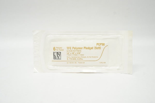 Ethicon PCP50 TFE 6 Polymer Pledget Soft Stre Buttress 1/4x1/8x1/16invh (x)
