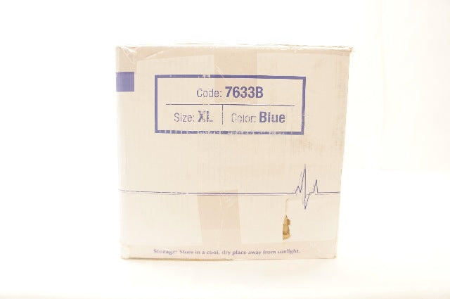 Tronex Healthcare 7633B Shoe Cover, Non-Skid, Blue, Size XL - Case of 300