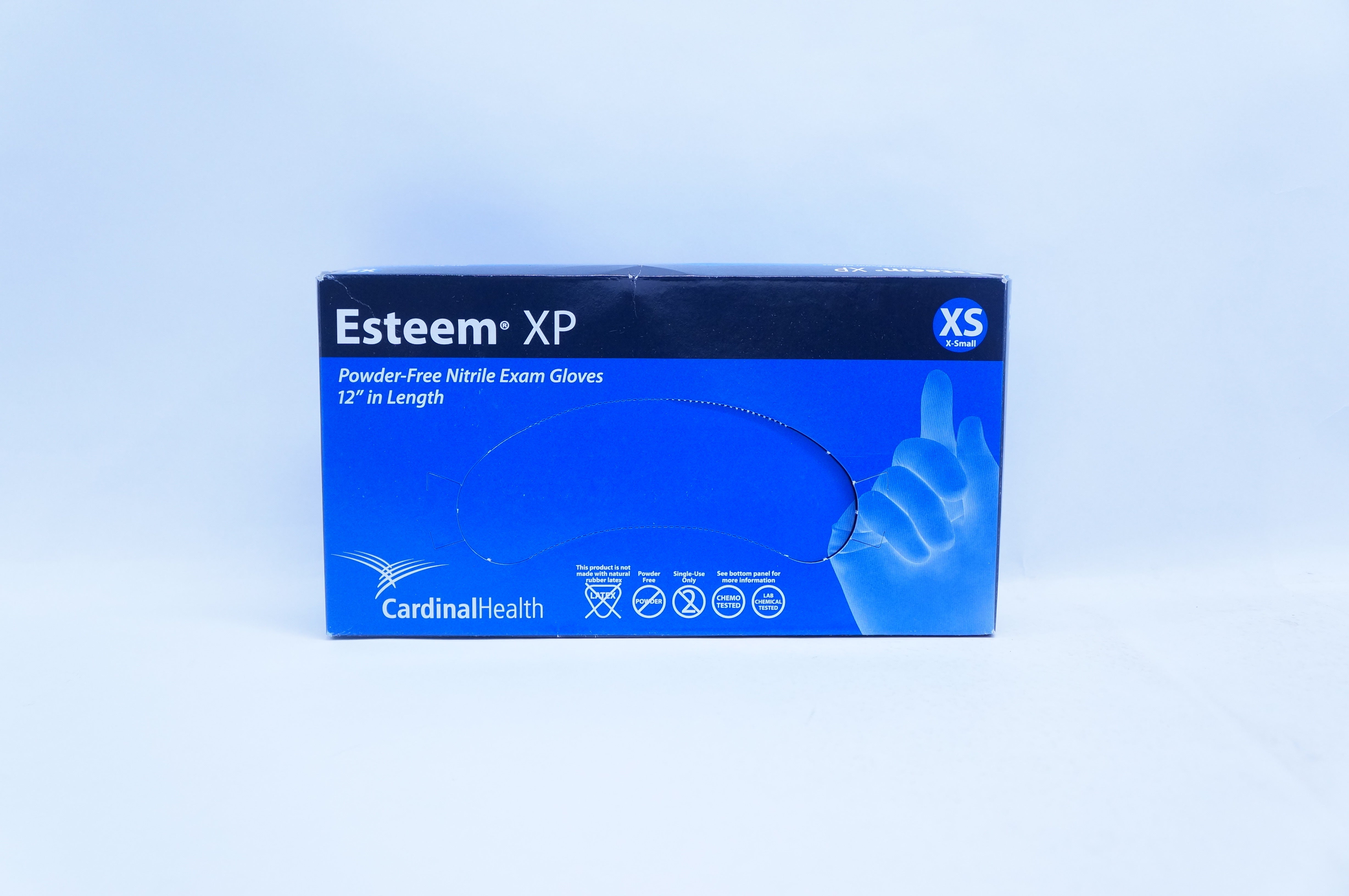 Cardinal Health 8850XP Powder-Free Nitrile Exam Gloves XS 12inch (x) - Box of 50