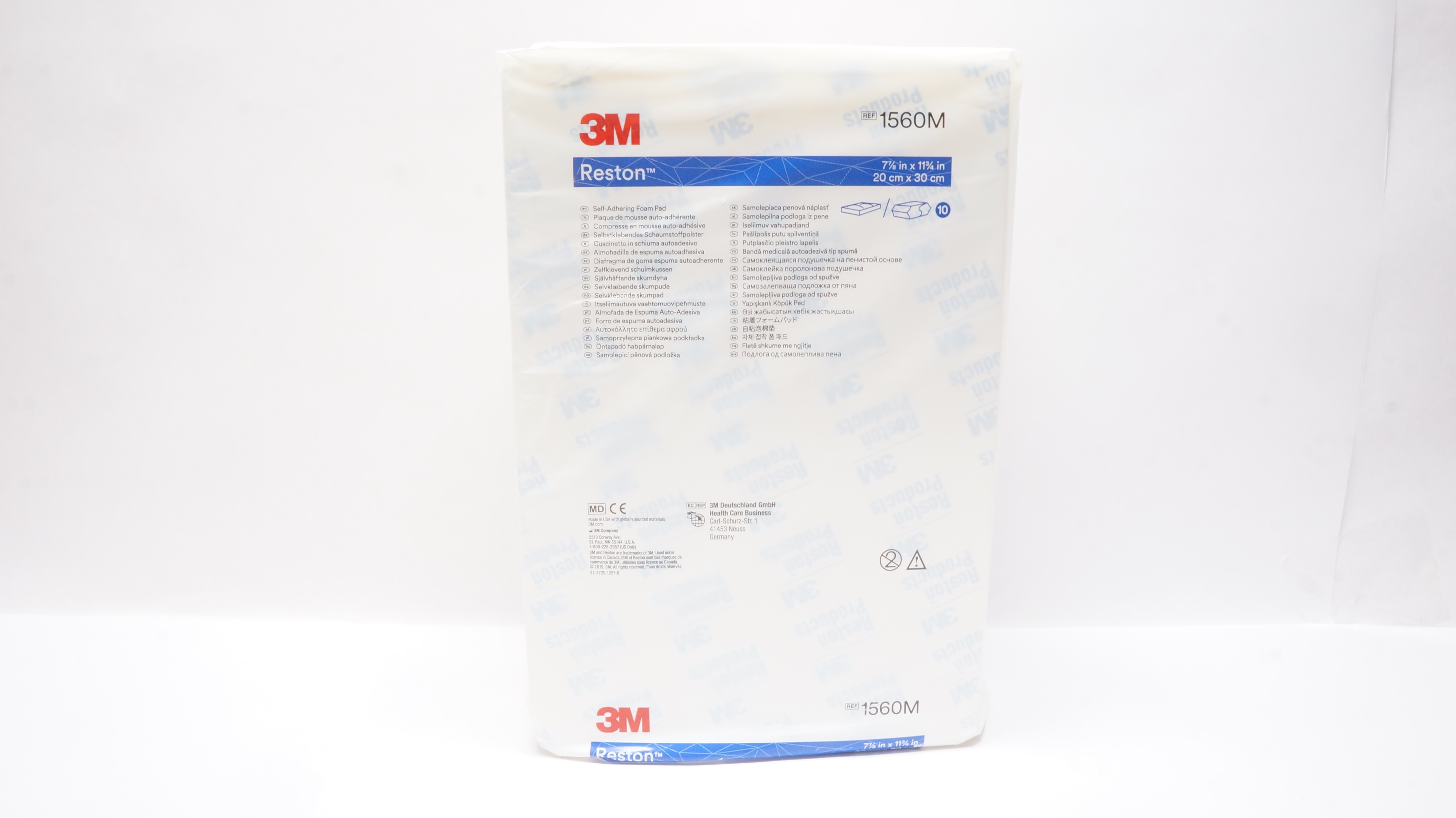 3M 1560M Reston 7 7/8inch x 11 3/4inch - Pack of 10