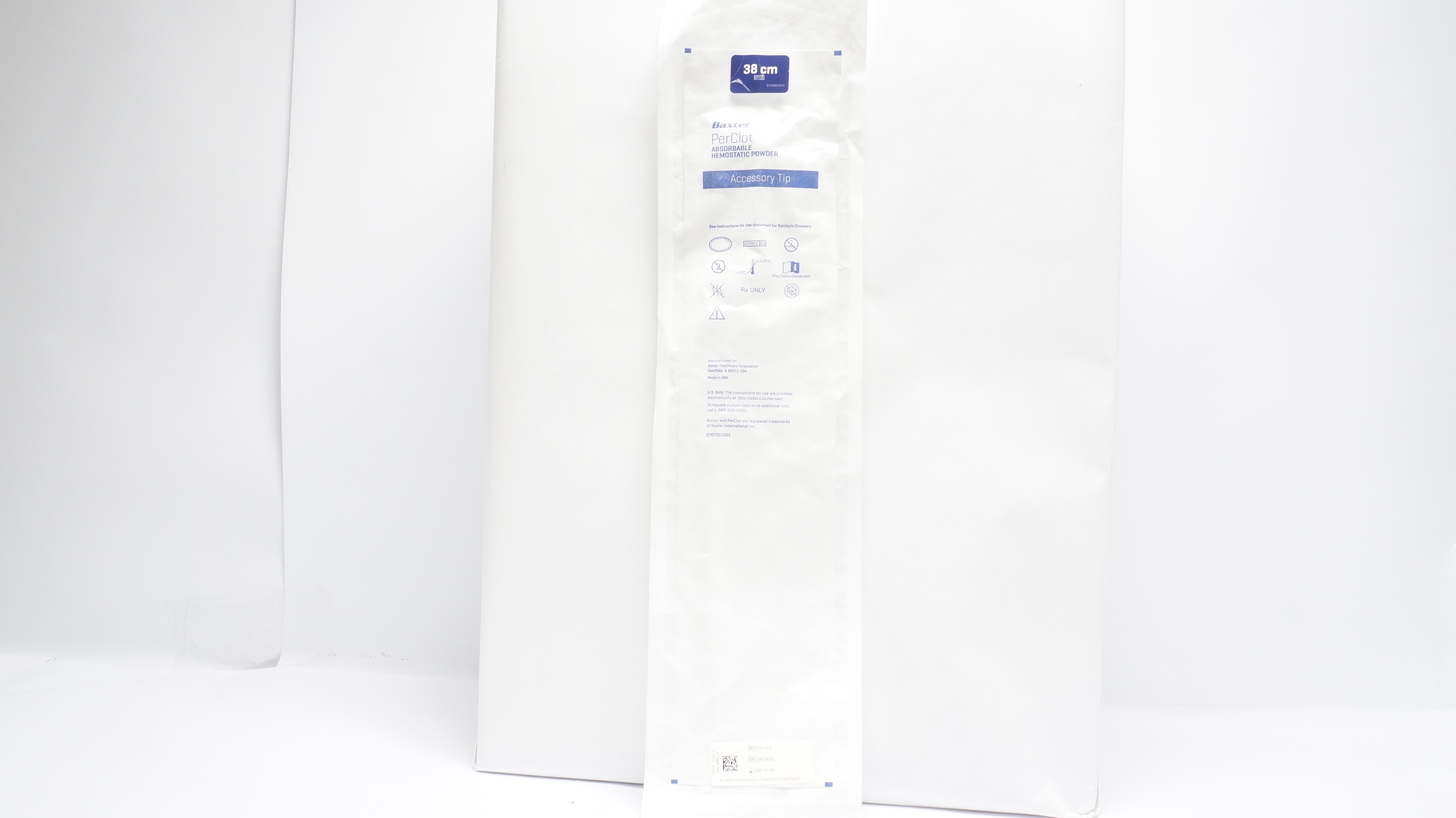 Baxter PCET038 PerClot Absorbable Hemostatic Powder Accessory Tip 38cm (x)