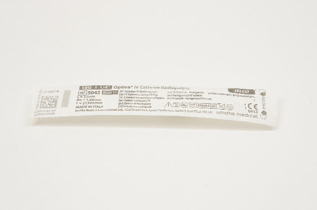 Smiths Medical 5042 Optiva IV Cath. Radiopaque 16G x 1-1/4inch (x)