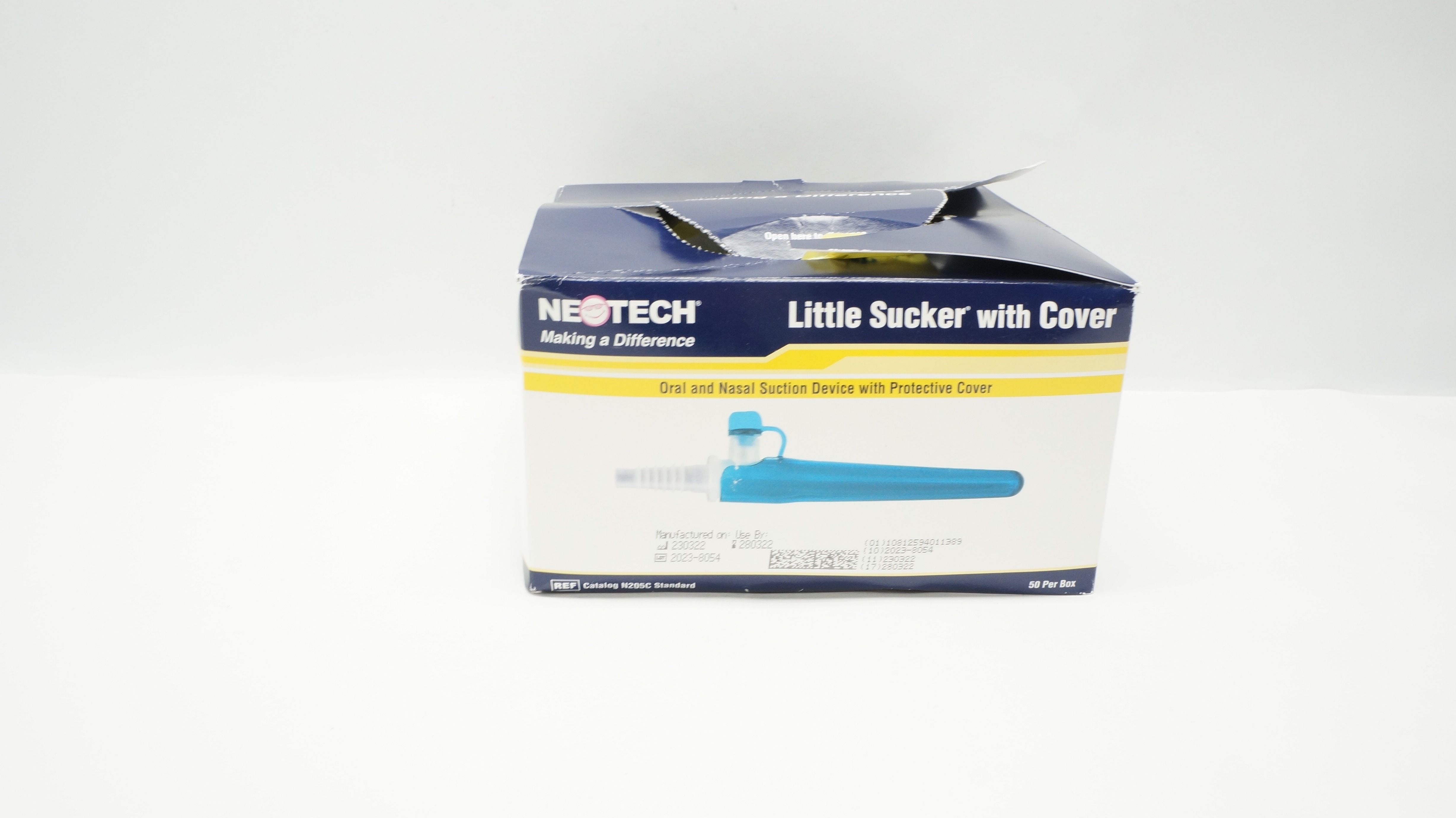 NeoTech N205C Little Sucker Oral and Nasal Suction Device w/Cover - Box of 47