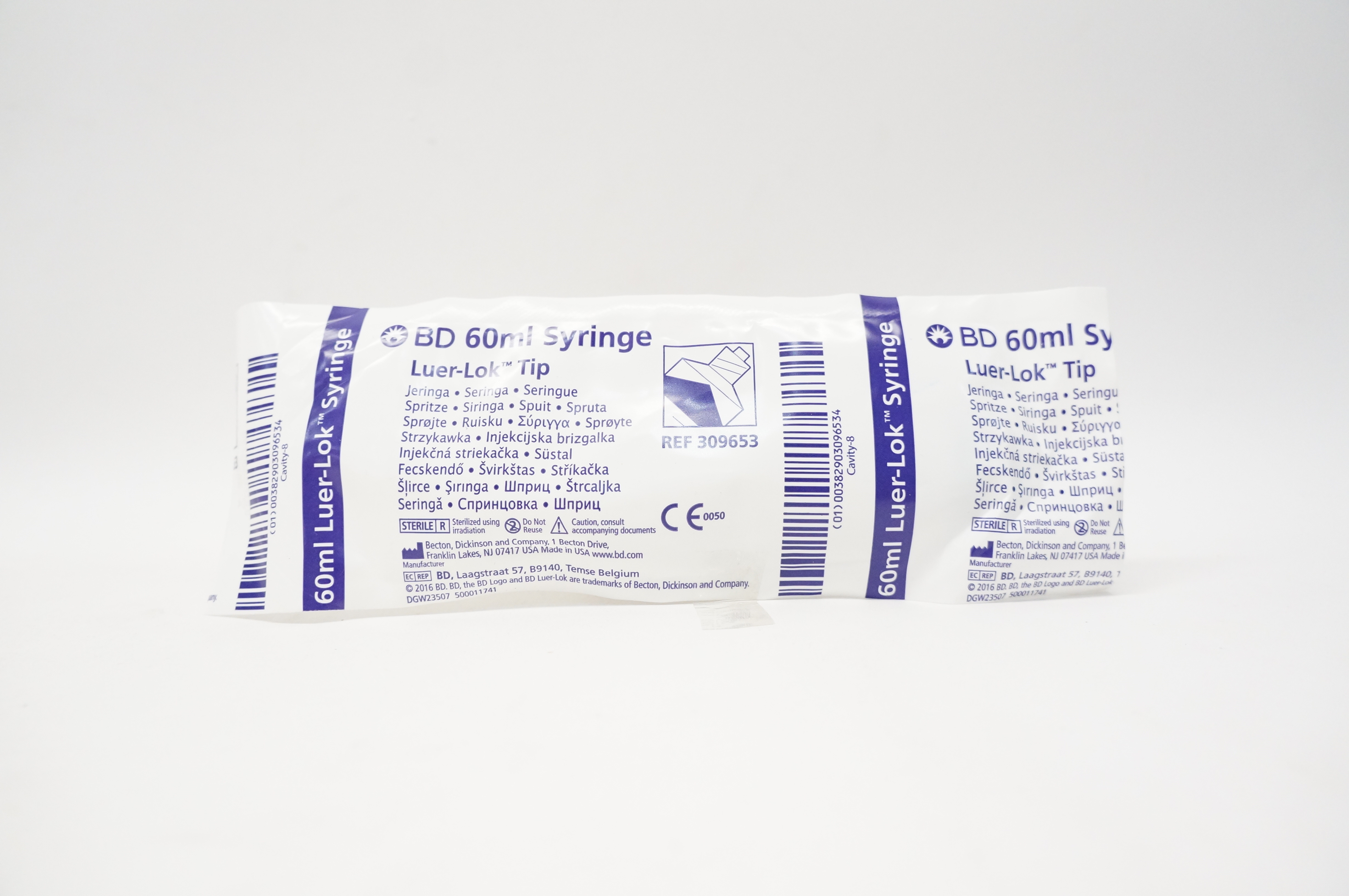 BD 309653 60ml Syringe Luer-Lok Tip