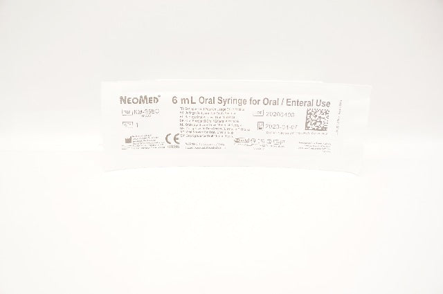 NeoMed NM-S6EO Oral Syringe for Oral/Enteral 6mL (x)