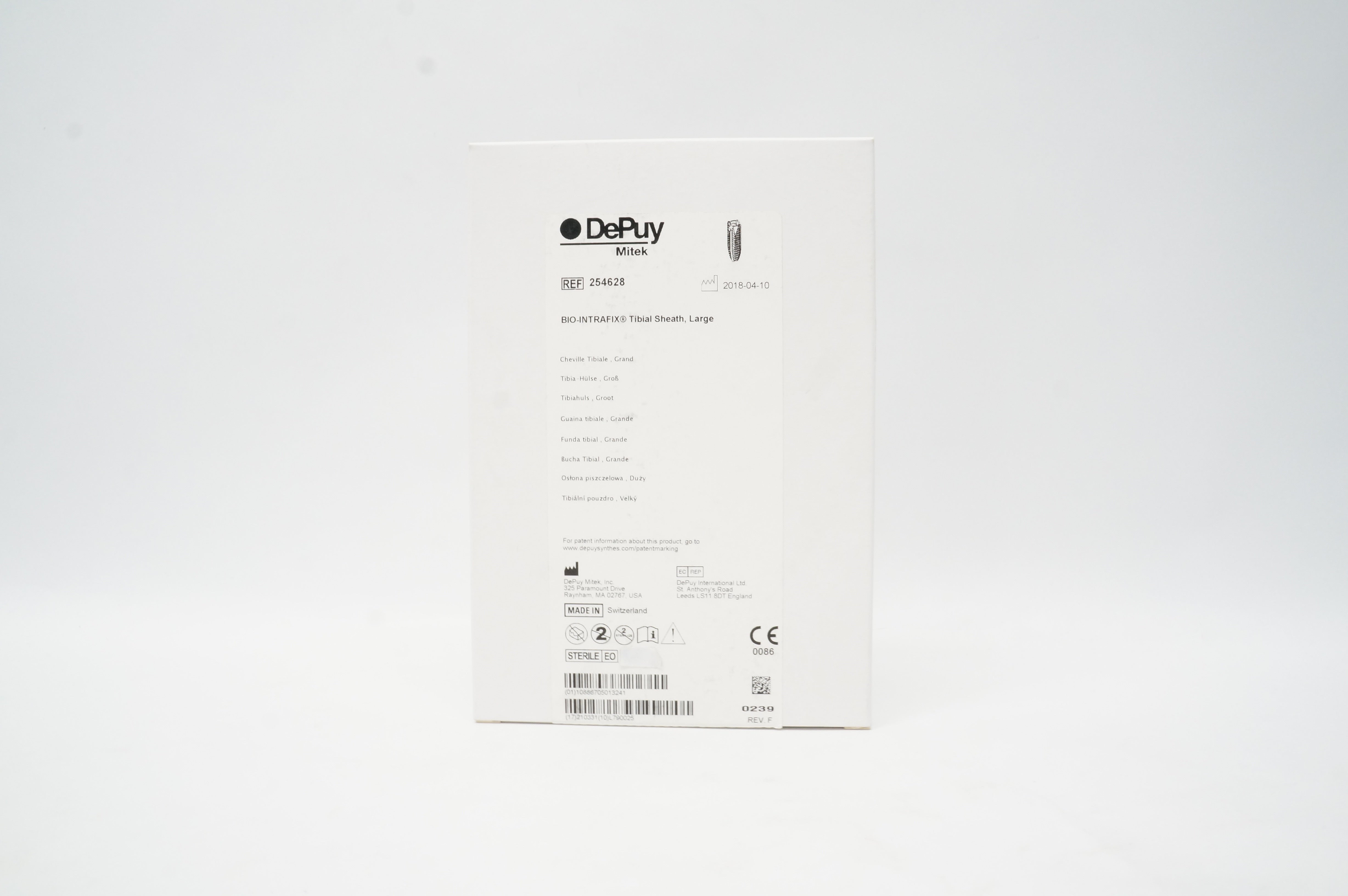 DePay 254628 Bio-Intrafix Tibial Sheath, Large (x)