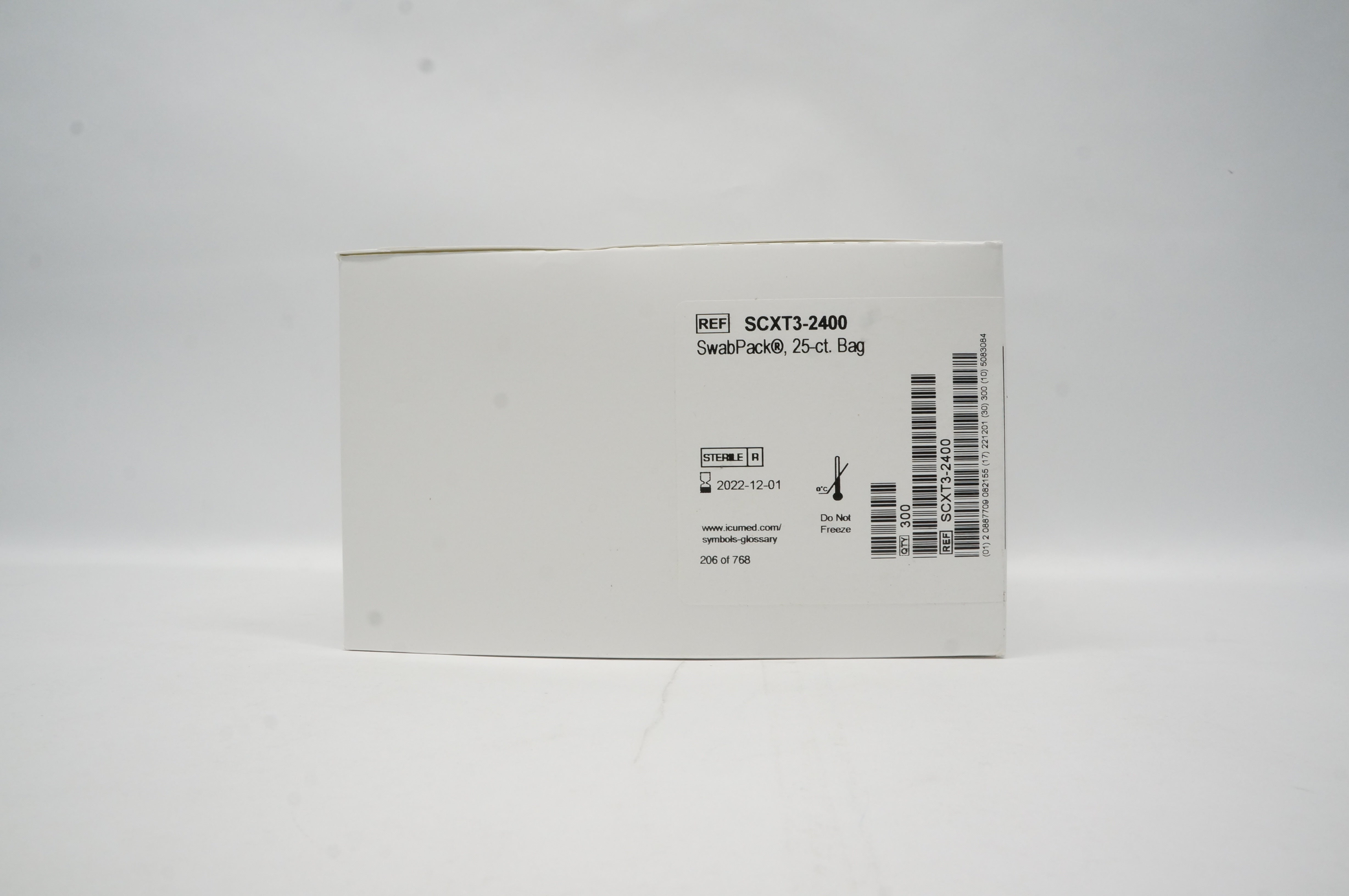 ICU Medical SCXT3-2400 SwabPack - Box of 300