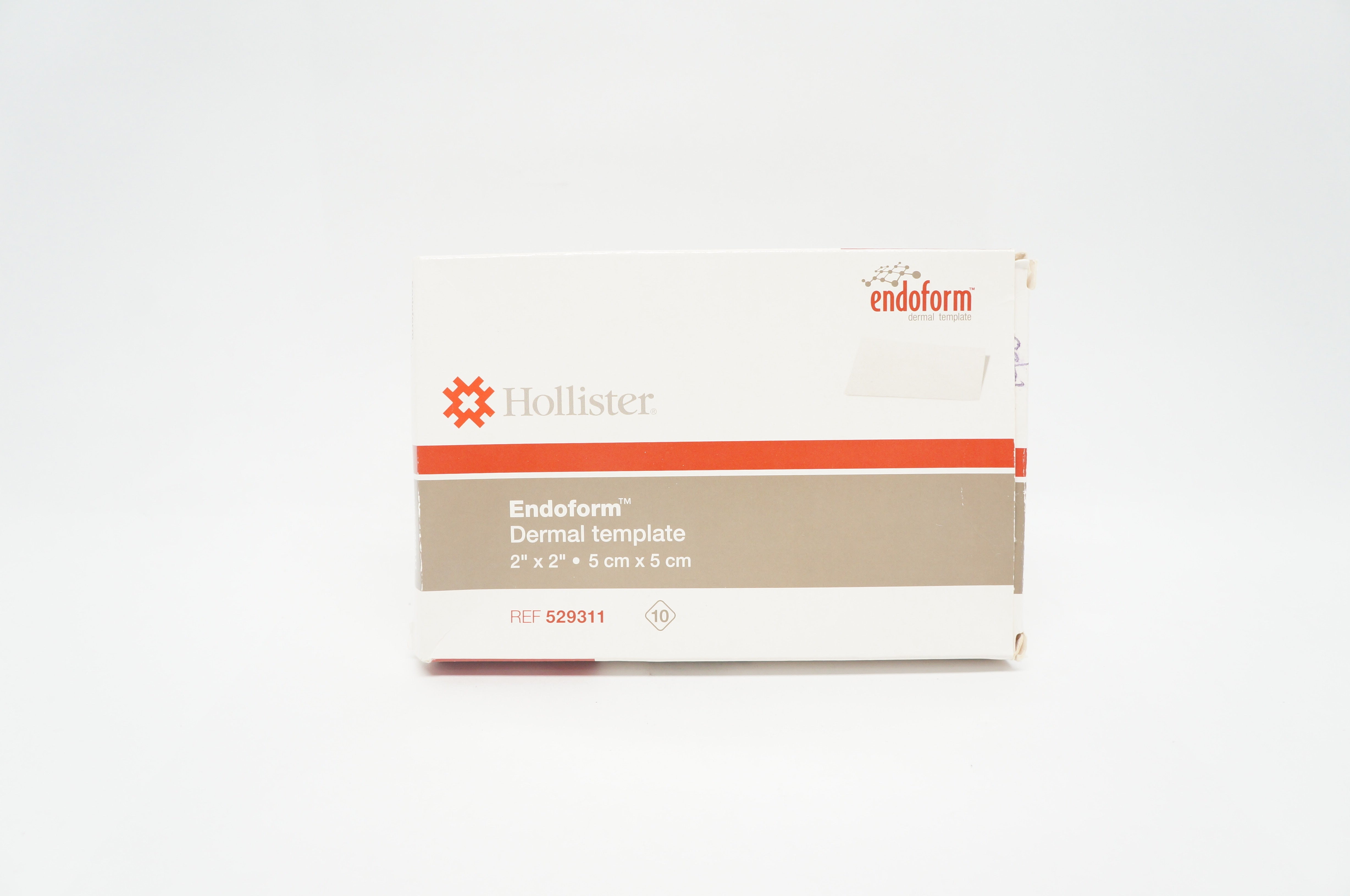 Hollister 529311 Endoform Dermal Template 2 inch x 2 inch (x) - Box of 5