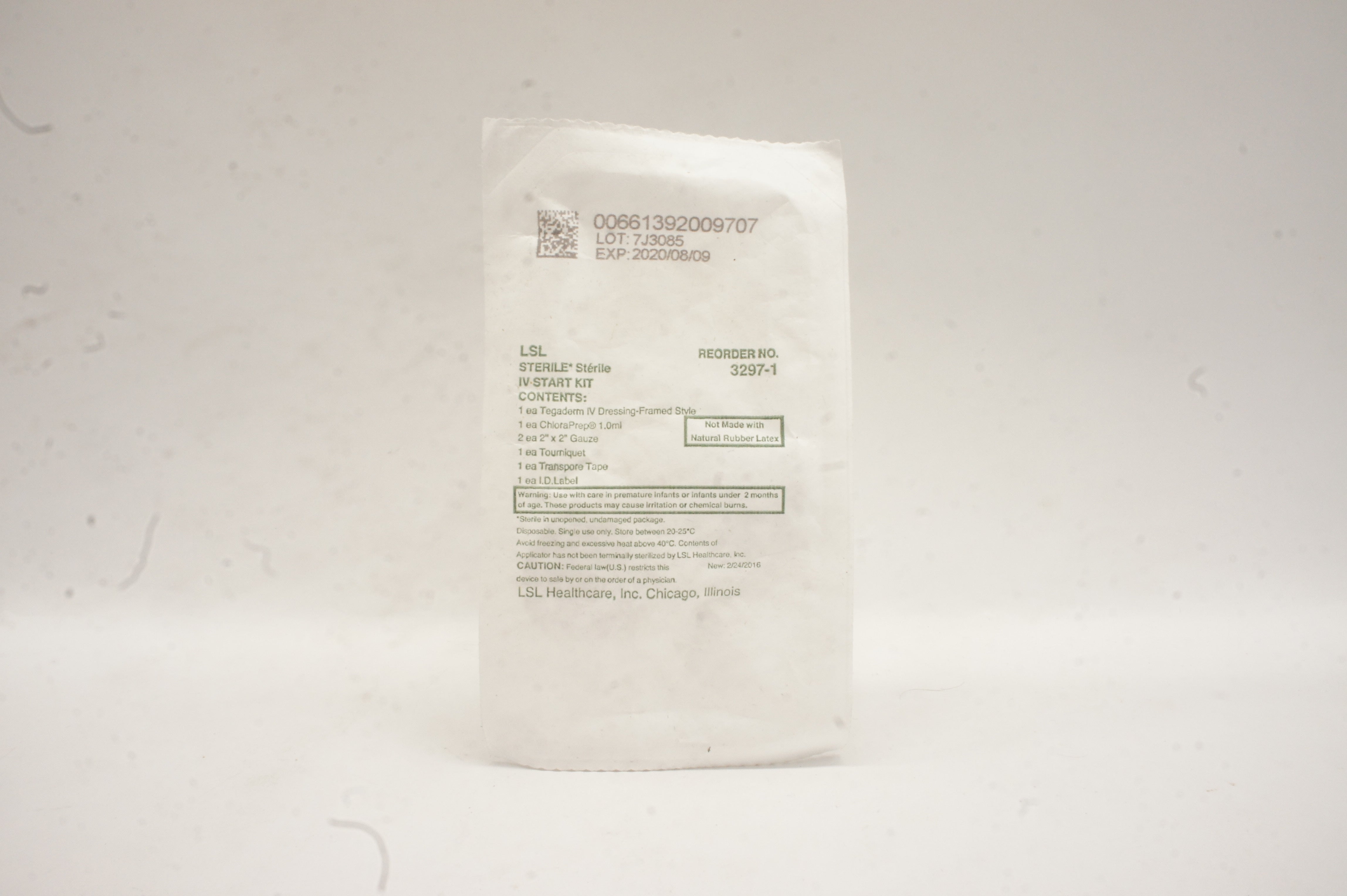 LSL Healthcare 3297-1 Sterile IV Start Kit (x)