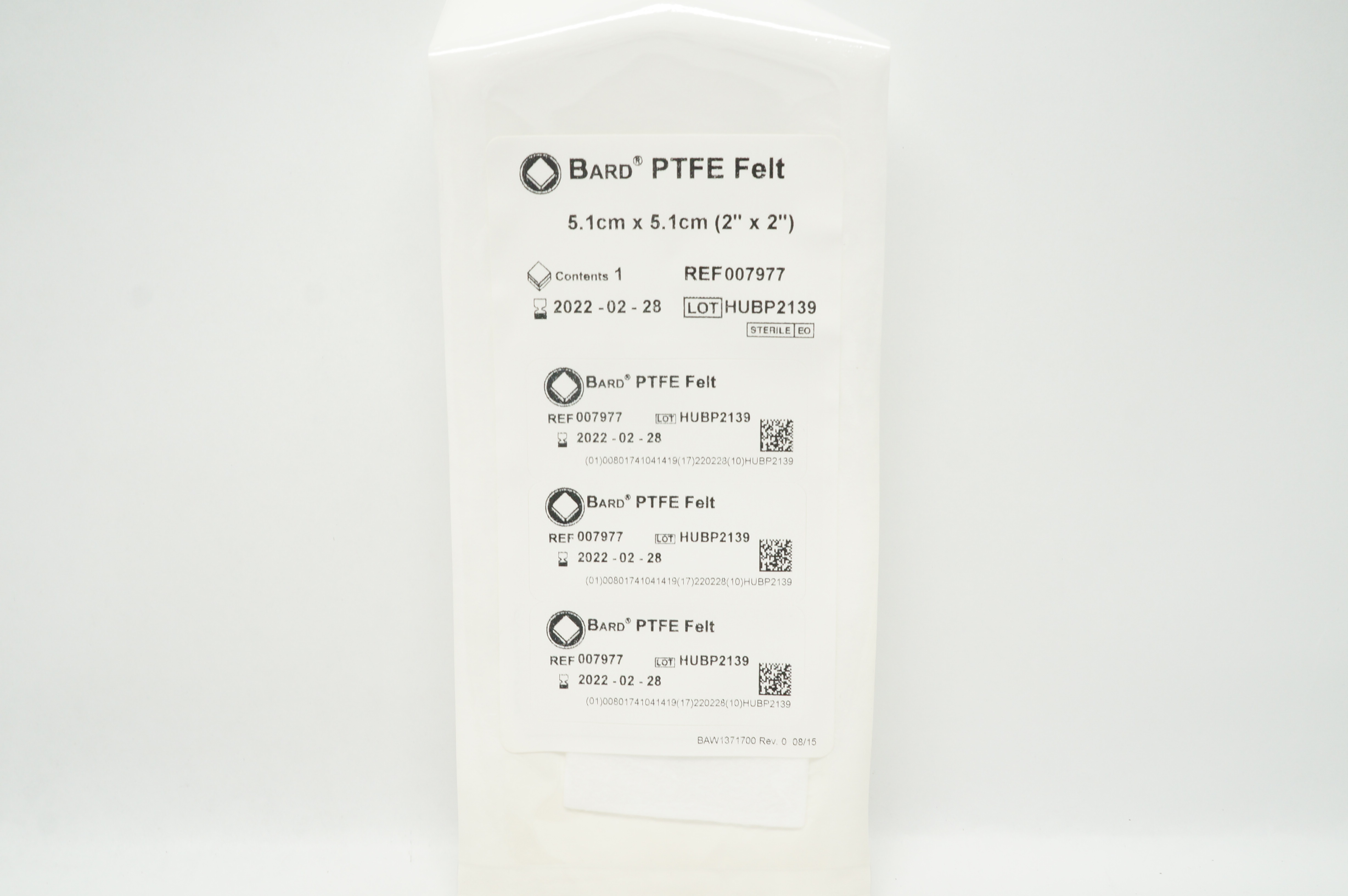 Bard 007977 PTFE Felt 2inch x 2inch