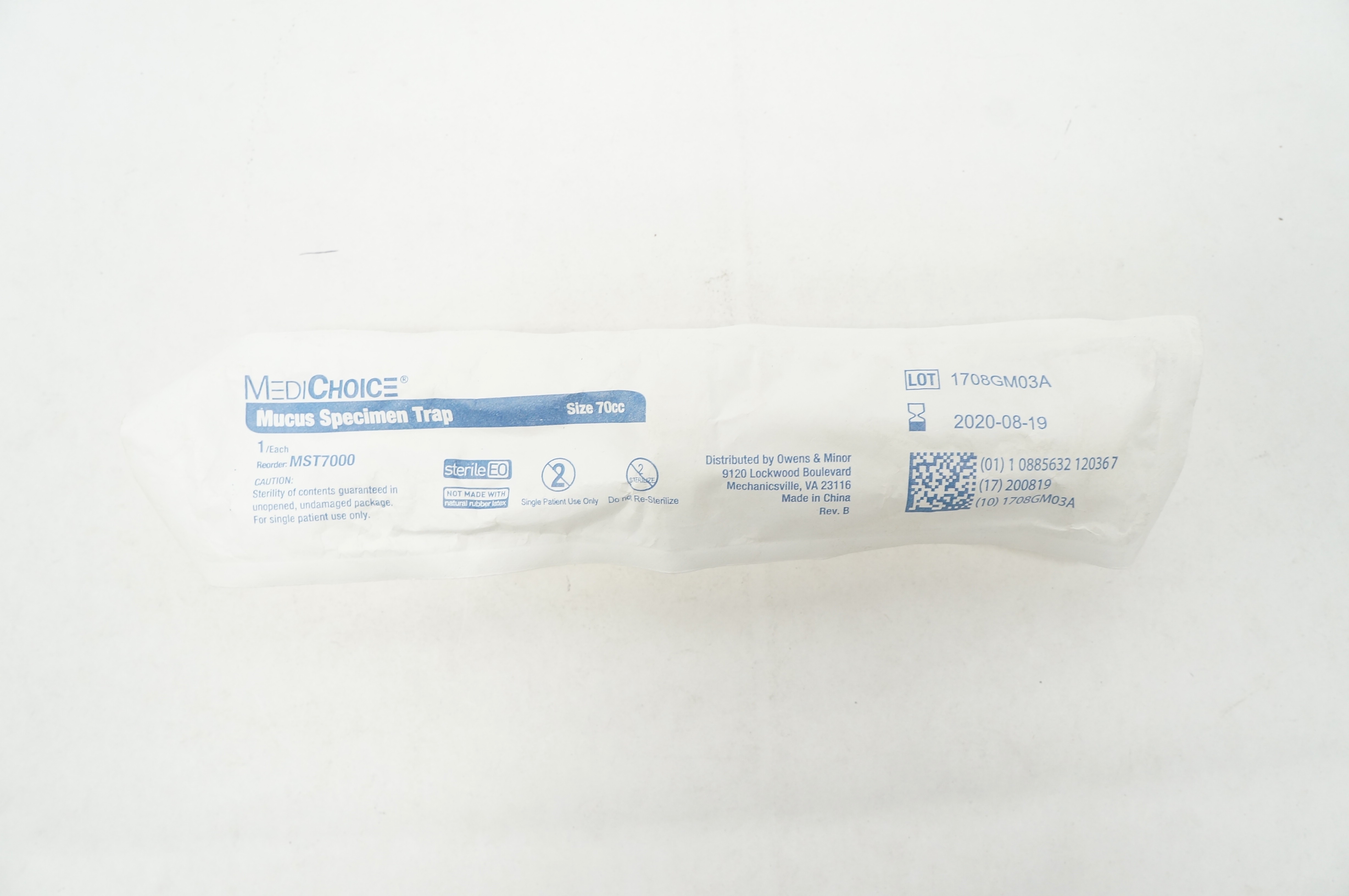 MediChoice MST7000 Mucus Specimen Trap, Size 70cc (x)