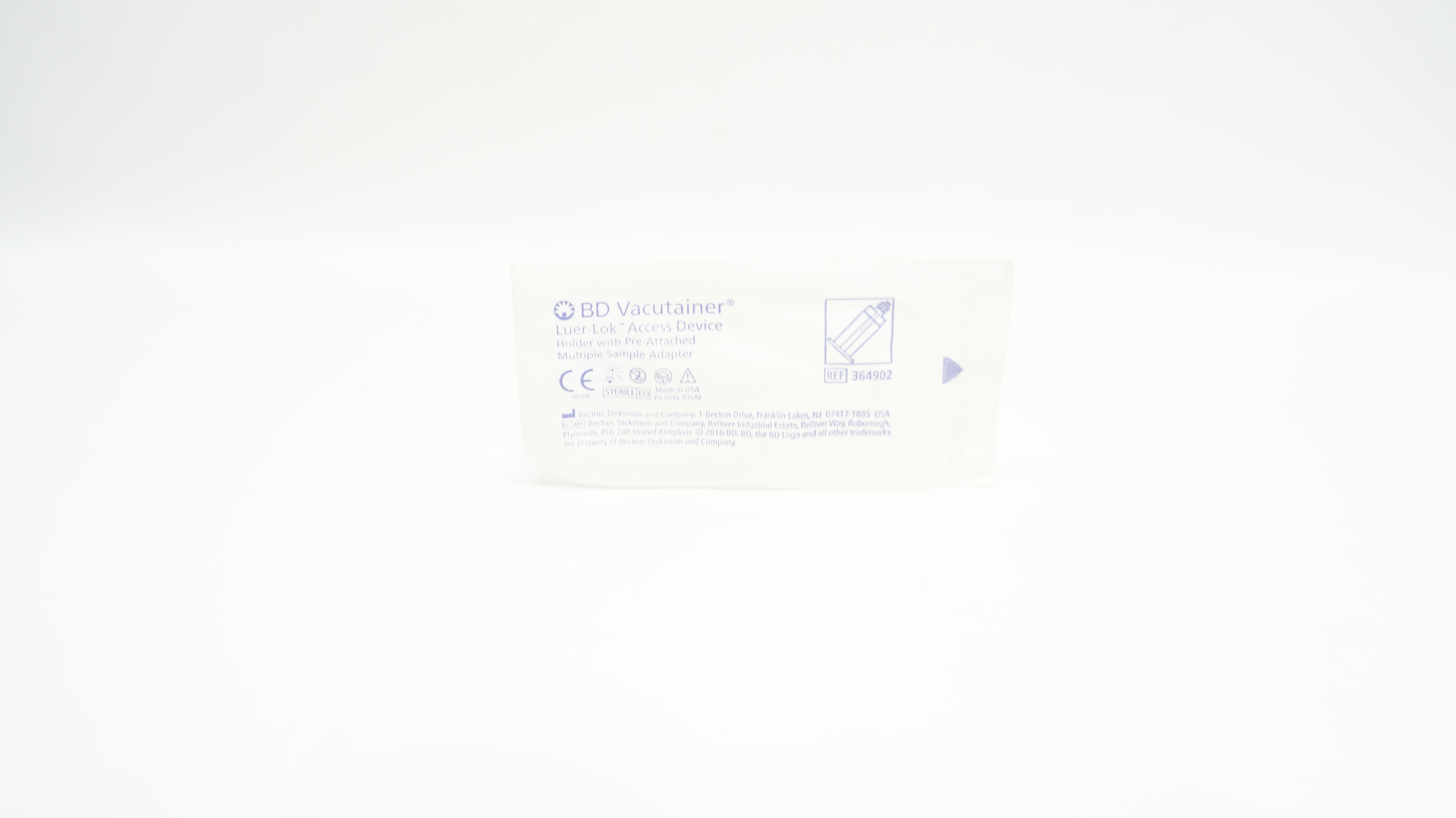 BD 364902 Vacutainer Luer-Lok Access Device Holder w/Multiple Sample Adapter (x)