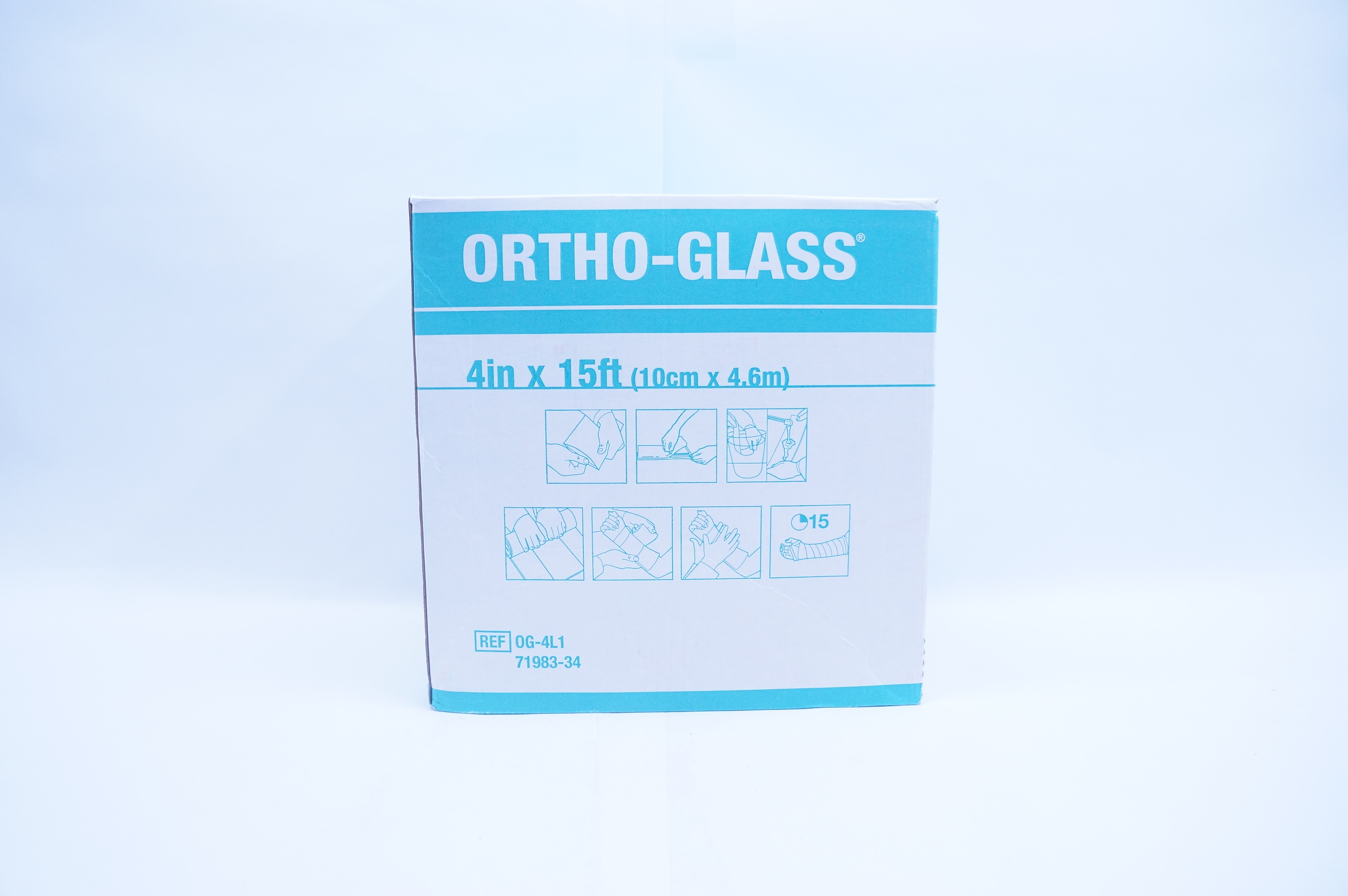 BSN Medical OG-4L1 Ortho-Glass Synthetic Splint System 4inch x 15ft (x)