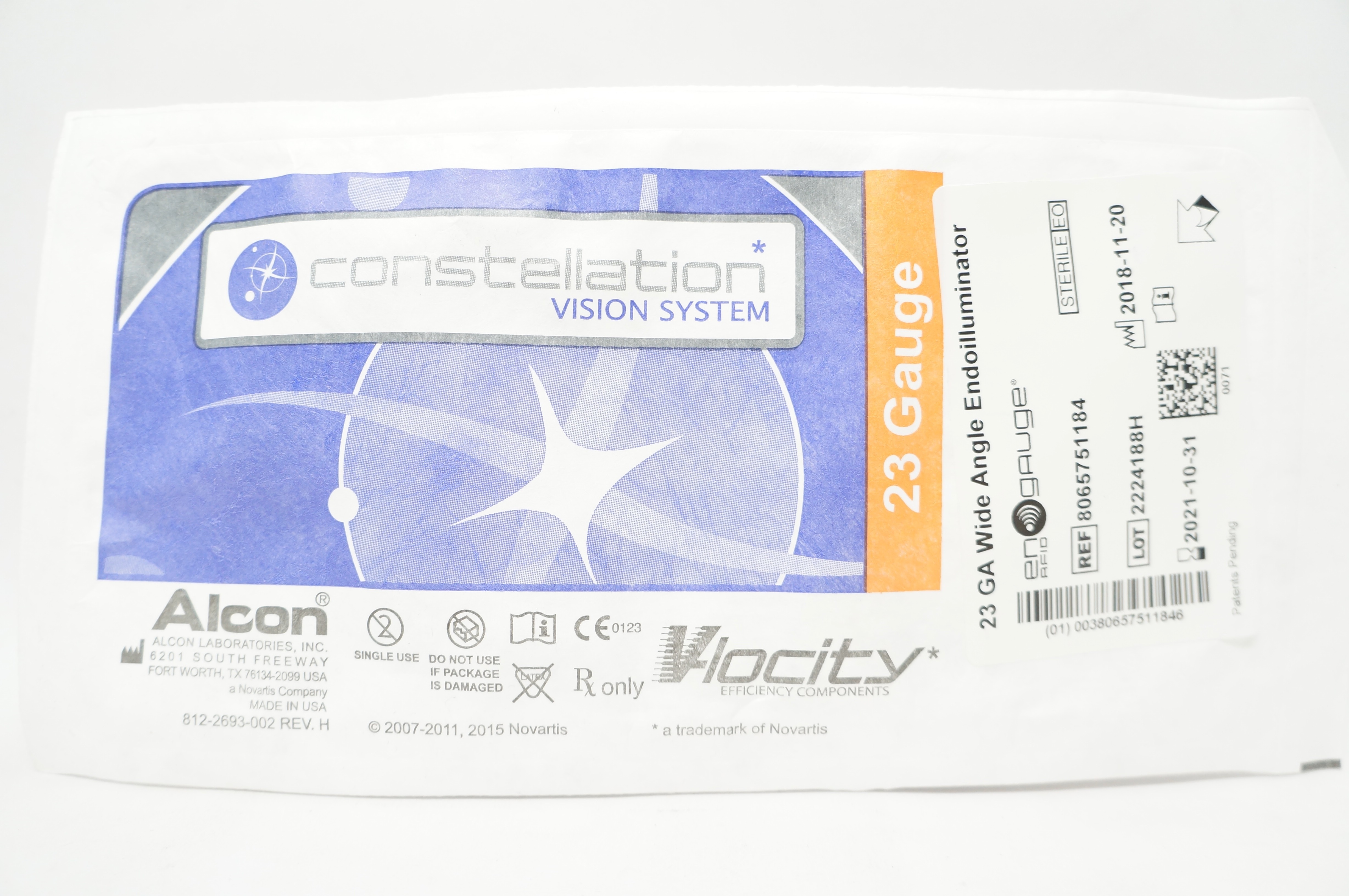 Alcon 8065751184 23 Gauge Wide Angle Endoilluminator (x)