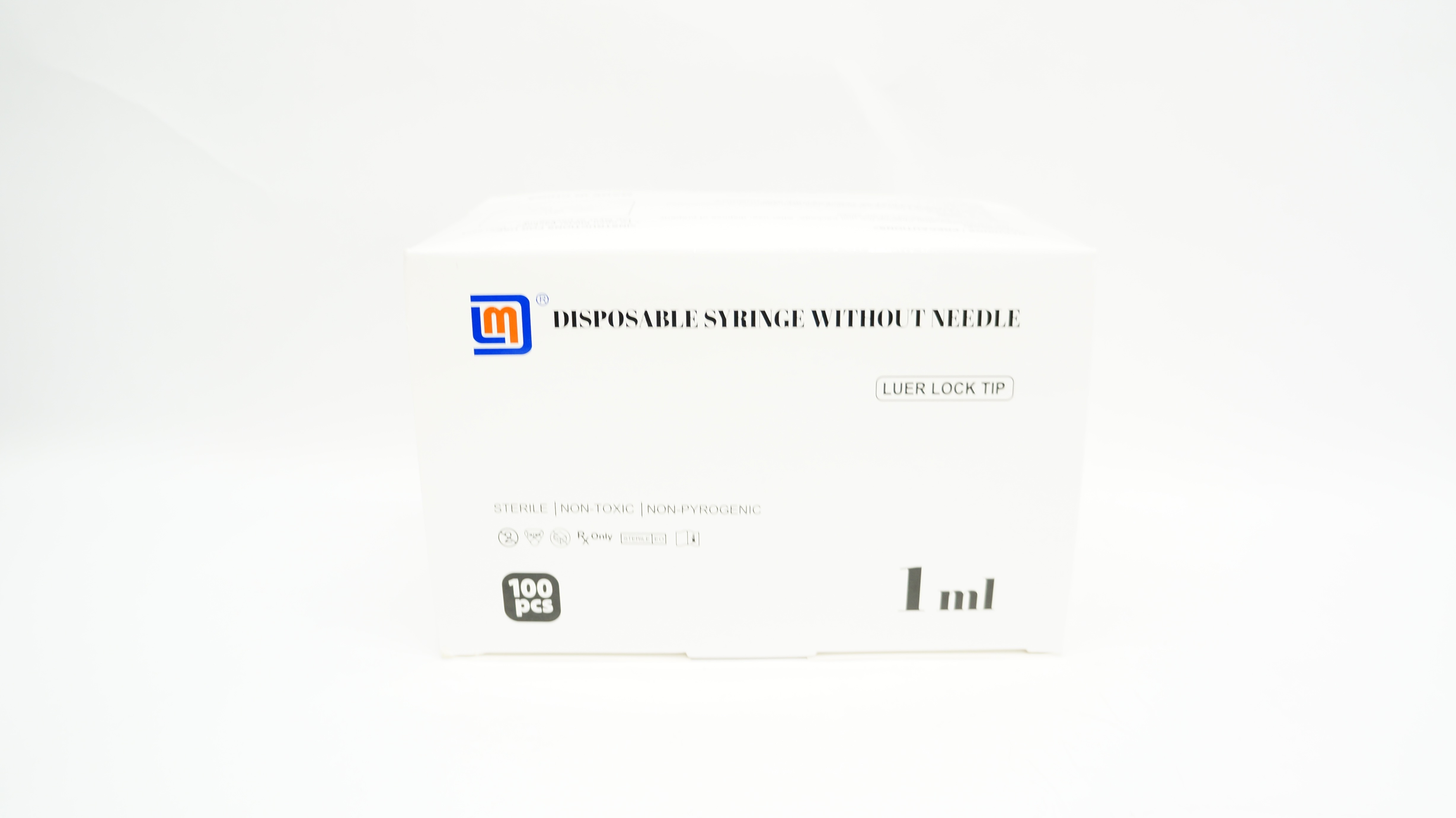 Yangzhou Medline S-1000 1mL Luer Lock Syringe Without Ndle - Box of 100
