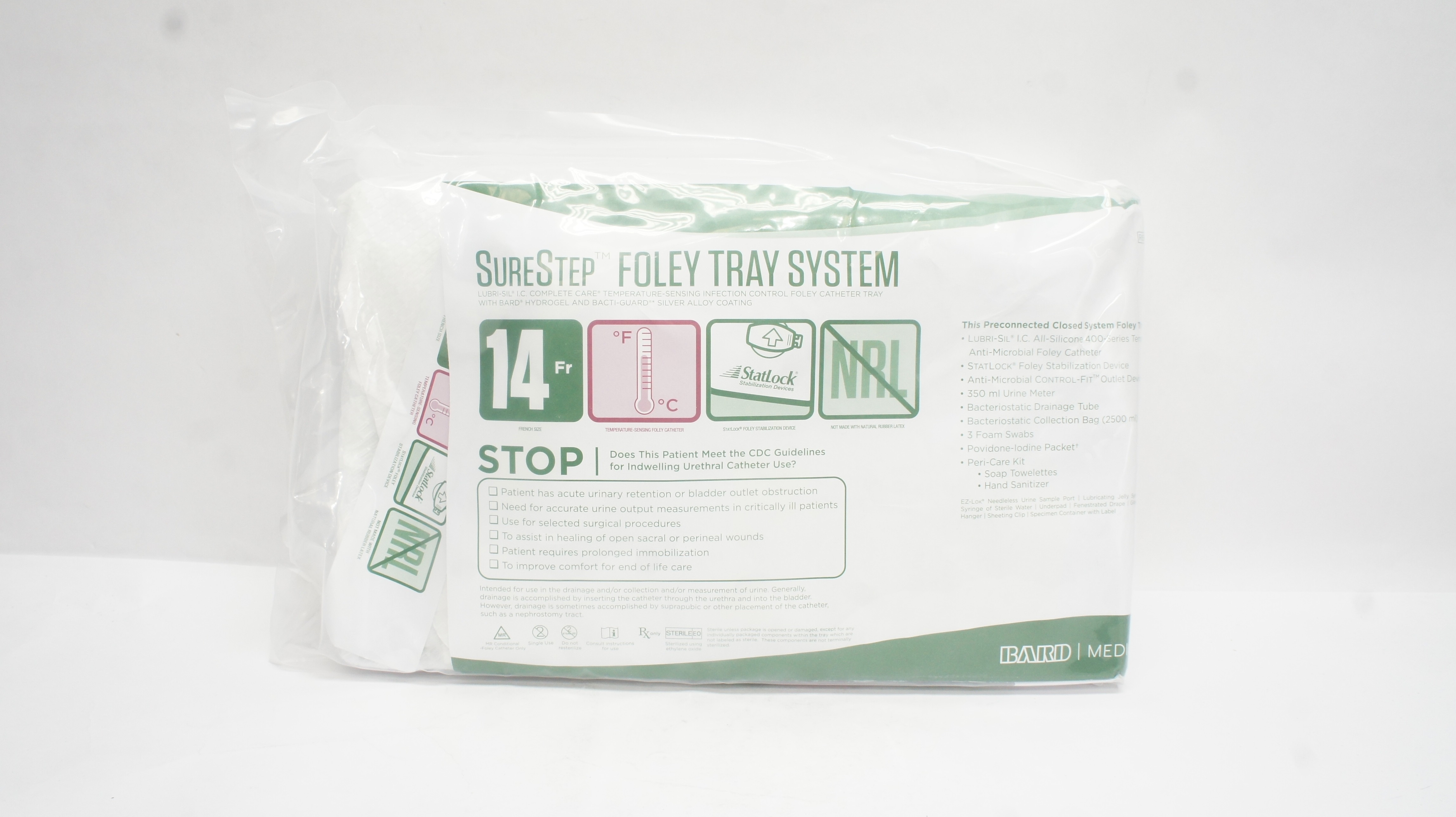 Bard A319514AM SureStep Foley Tray System 14Fr