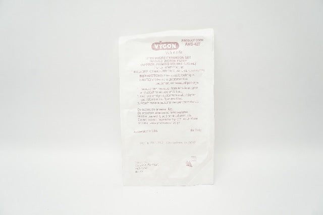 Vygon AMS-427 Minibore Ext. Set with 0.2 Micron Filter, 7inch x 0.52mL (x)