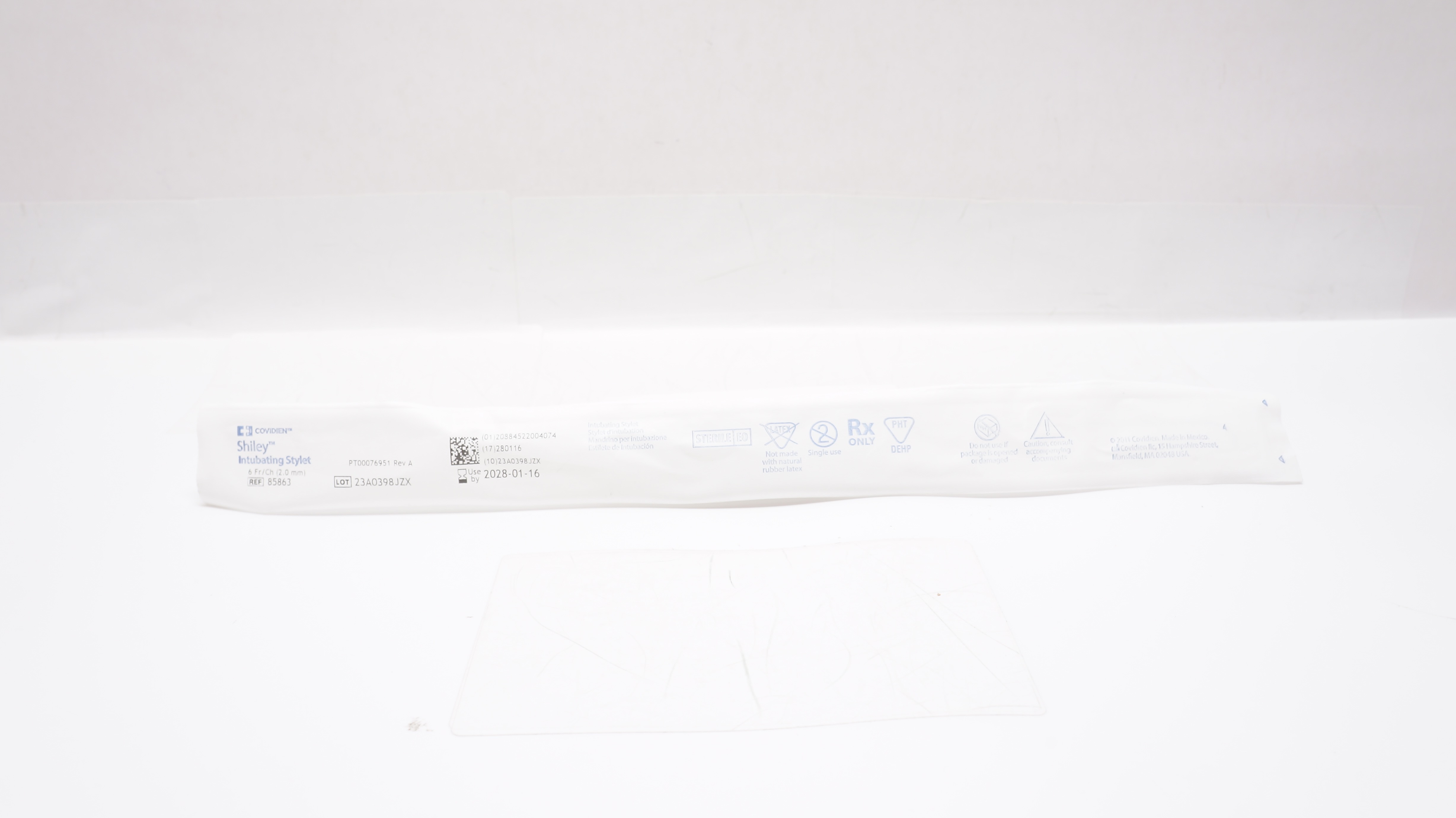 Covidien 85863 Shiley Intubating Stylet 6Fr/Ch