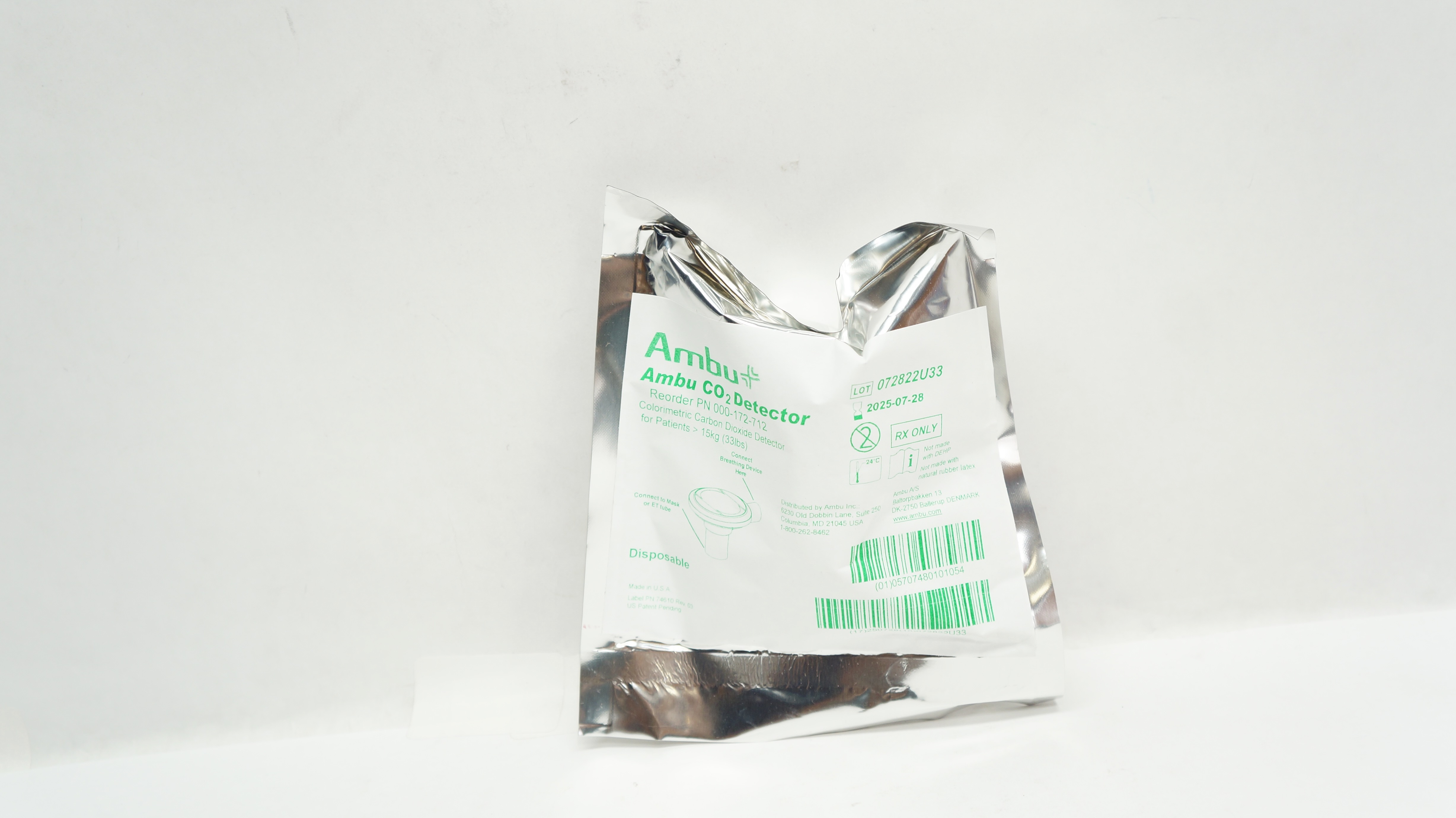 AMBU PN 000-172-712 Colorimetric Carbon Dioxide CO2 Detector >33lbs