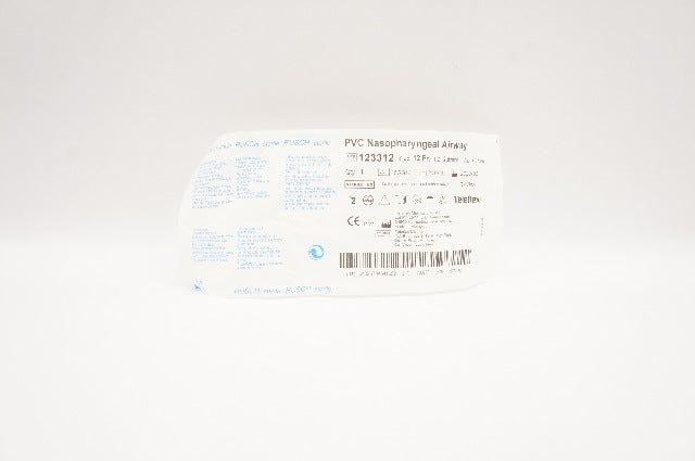 Teleflex 123312 PVC Nasopharyngeal Airway 12Fr x 2.5mm I.D. x 4.0mm O.D. (x)
