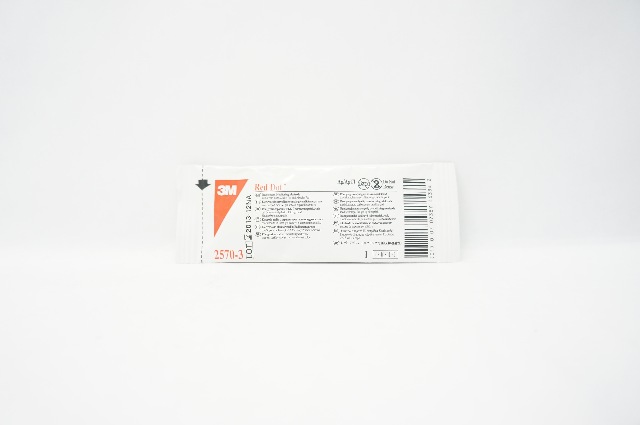 3M 2570-3 Red Dot Radiolucent Monitoring Electrode with Foam Tape (x) -Pack of 3