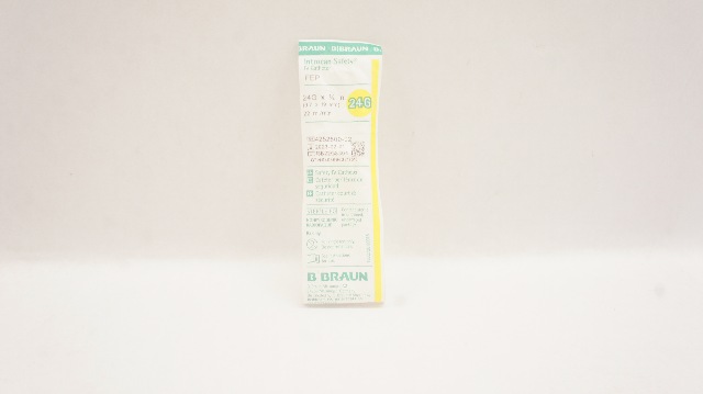 Braun 4252500-02 Introcan Safety IV Cath. 24G x 3/4 inch x 22 mL/min