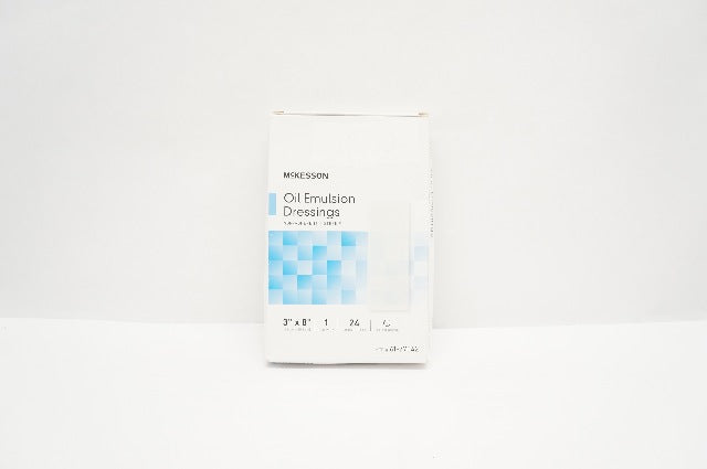 McKesson 61-77042 Oil Emulsion Dressings 3inch x 8inch - Box of 4