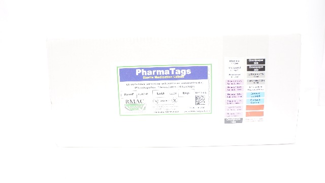 RMAC Surgical VCU03-M Pharma Tags Sterile Medical Labels - Case of 300