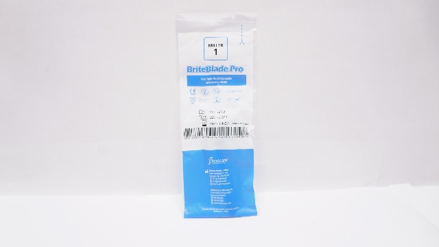 Flexicare 040-721U BriteBlade Pro Fiber Optic Metal Miller 1